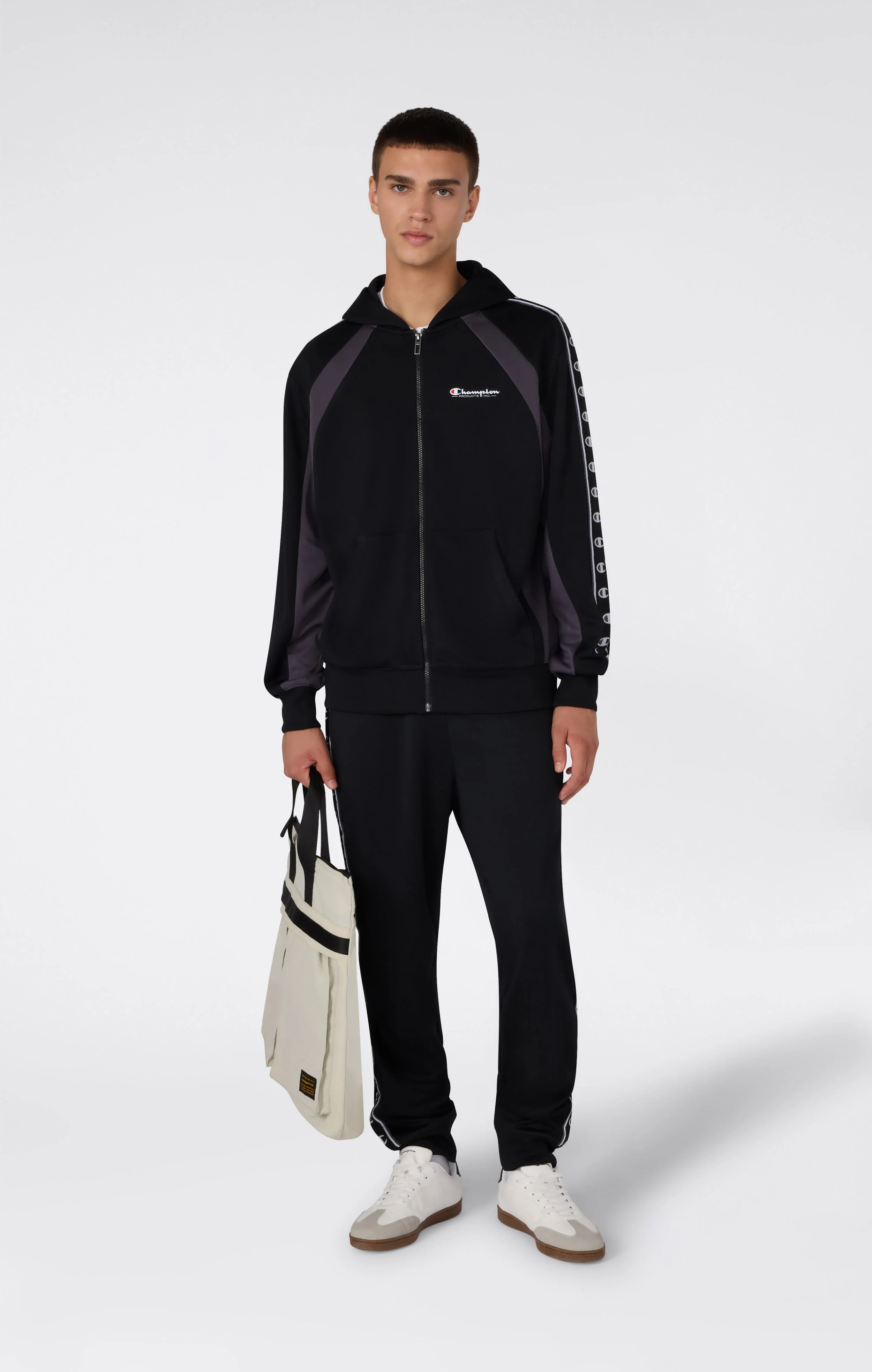 Men’s Fleece Hooded Full Zip Sweatshirt Sport Heritage - Image 2