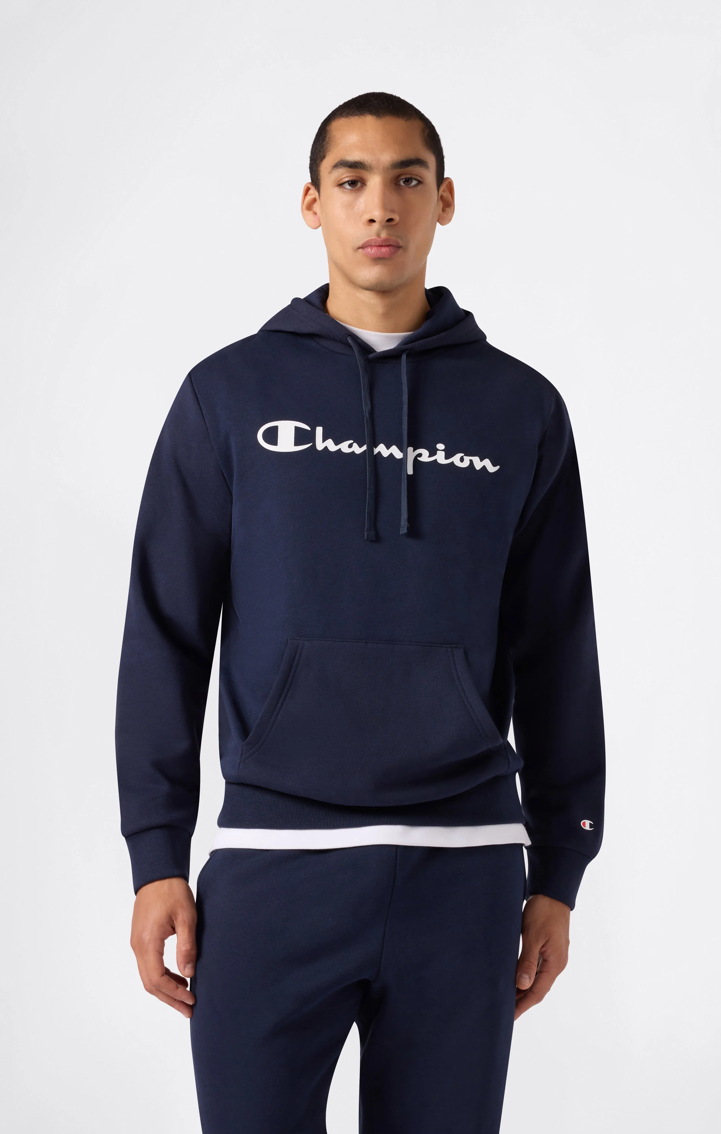 Men’s Fleece Hoodie Script Logo