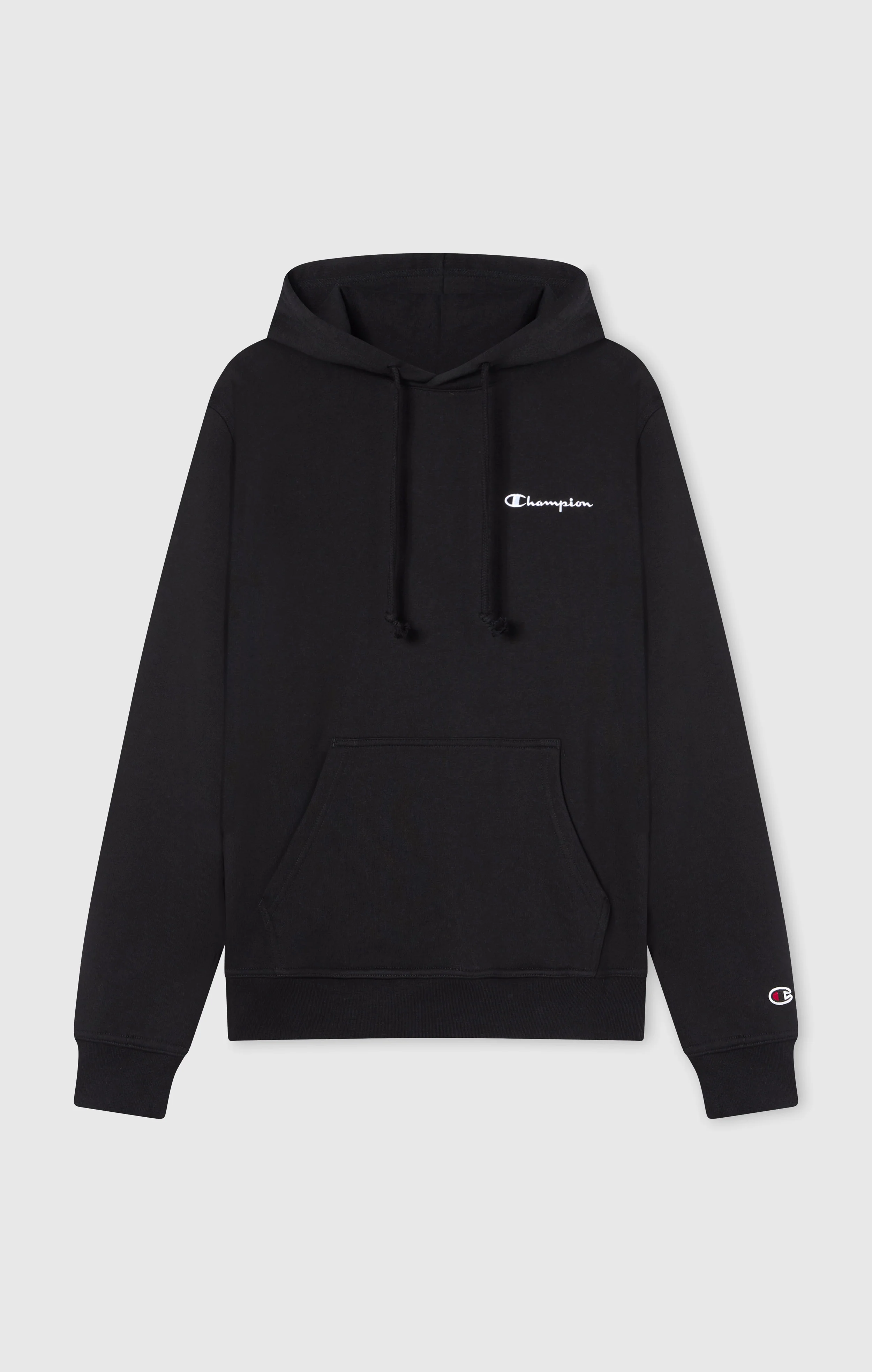 Men’s Fleece Hoodie with Small Embroidered Logo Icons - Image 5