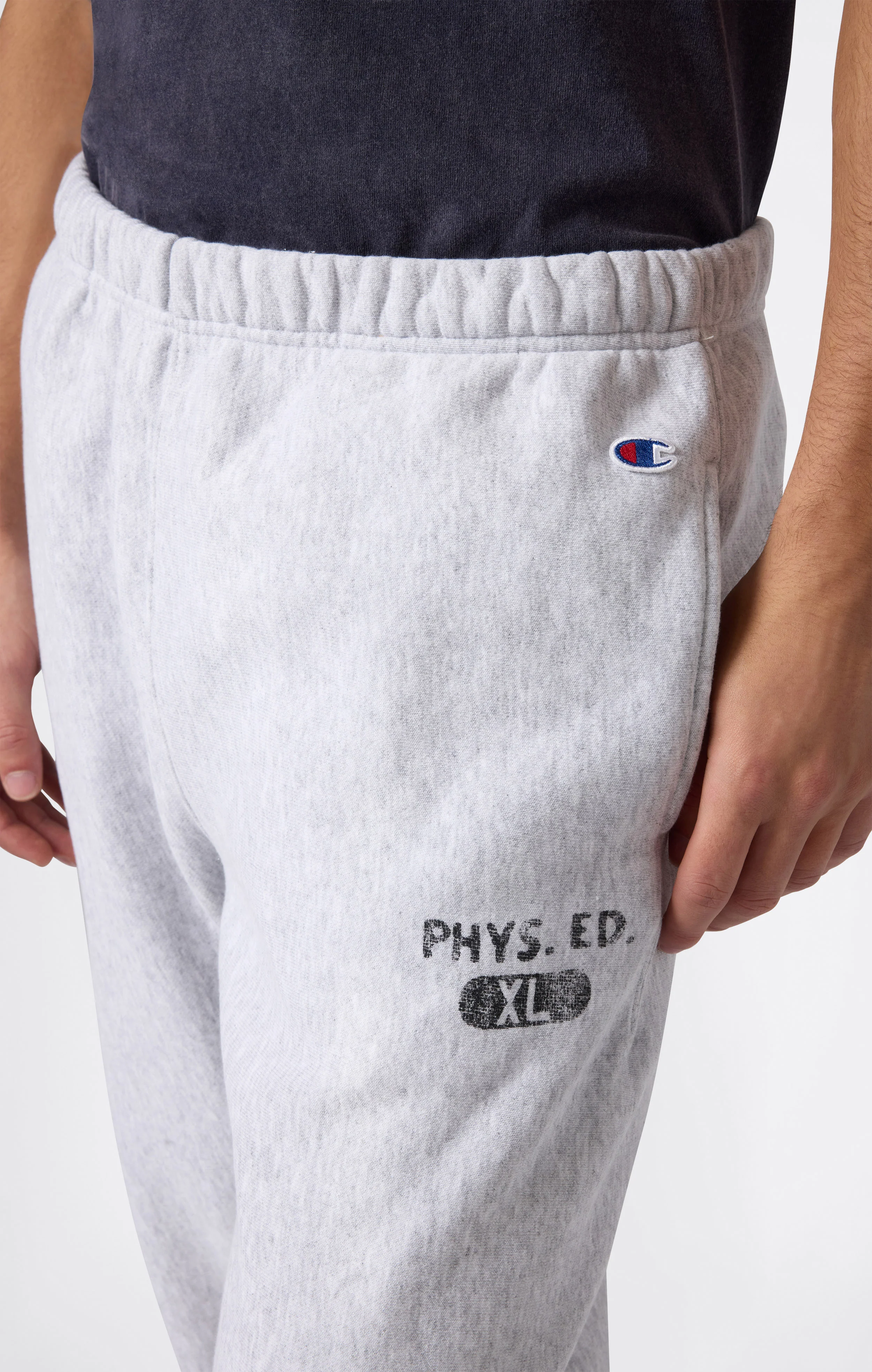 Men’s Fleece Jogger Pants with Elastic Cuffs and Brushed Interior Reverse Weave - Image 2