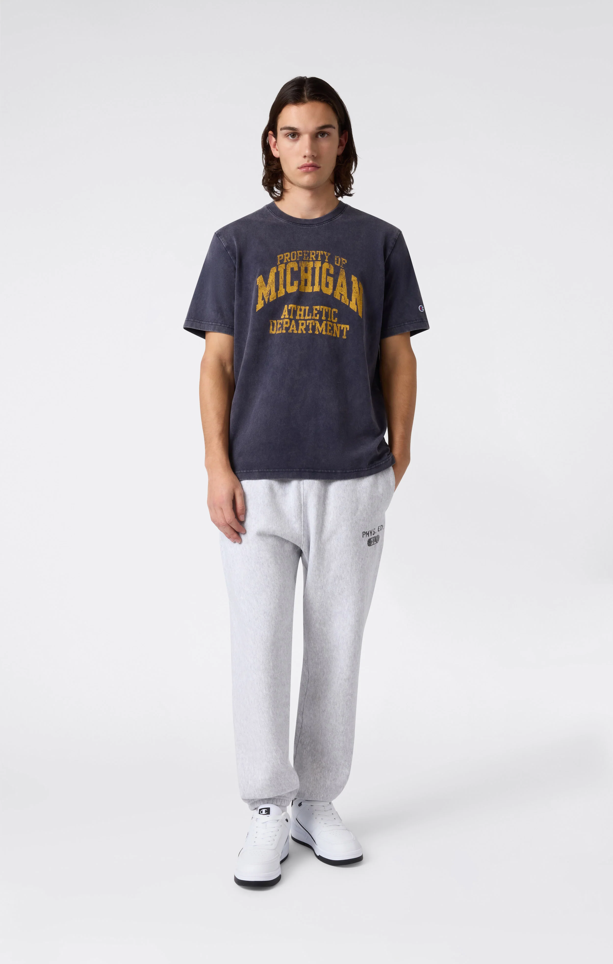 Men’s Fleece Jogger Pants with Elastic Cuffs and Brushed Interior Reverse Weave - Image 4