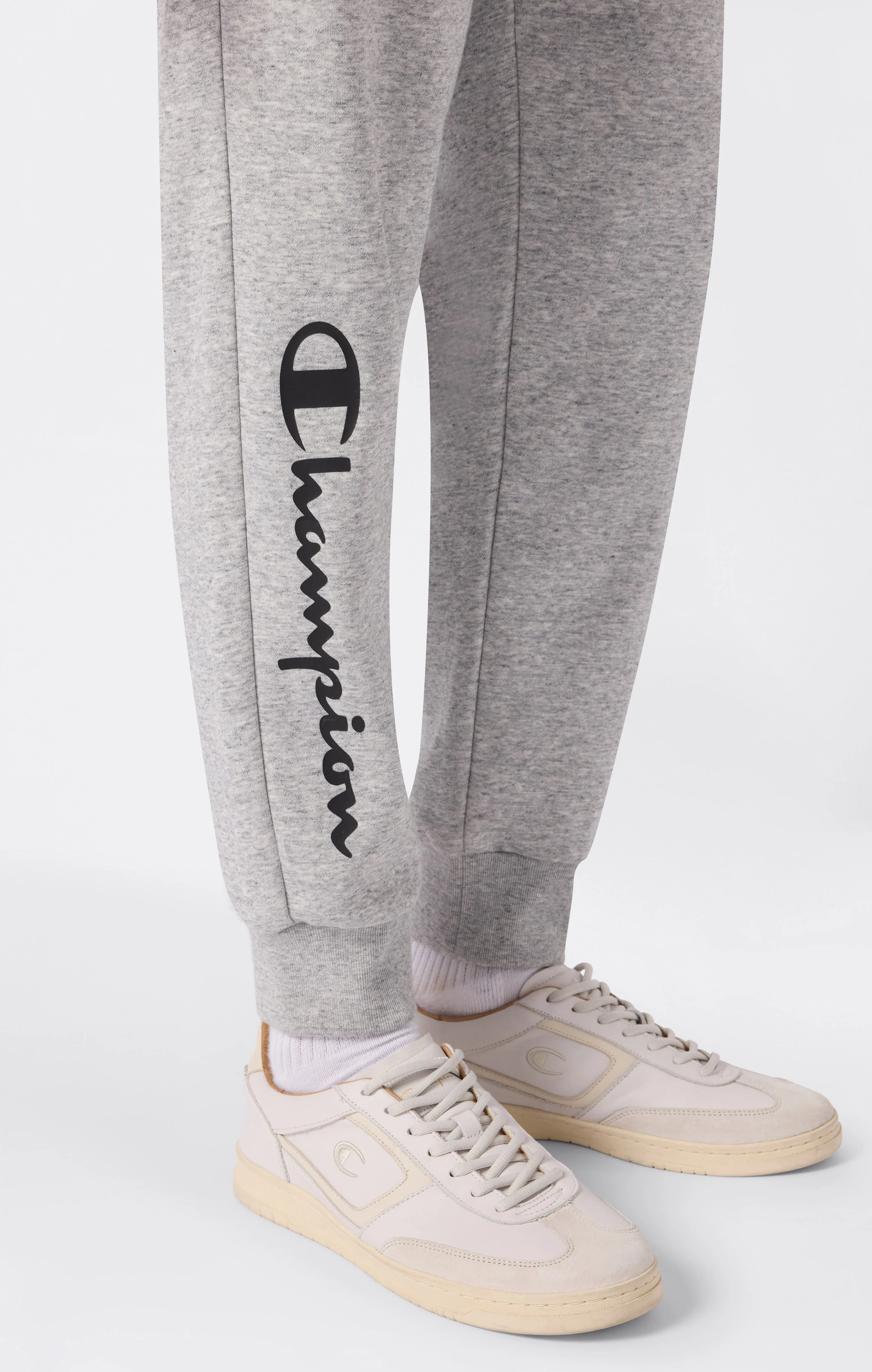 Men’s Fleece Joggers Script Logo - Image 3