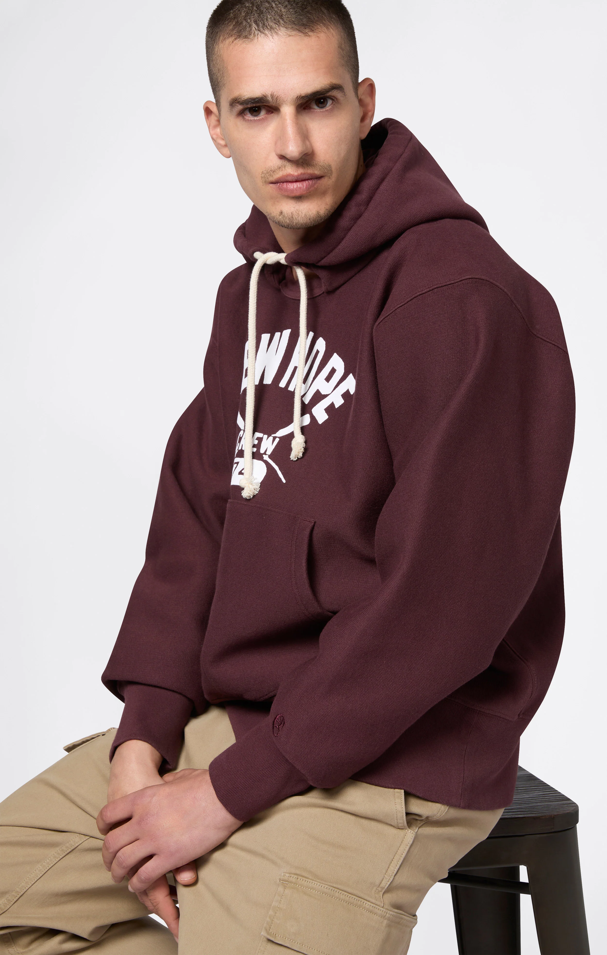 Men’s Fleece Reverse Weave Hoodie Index & Archives Lighthouse - Image 4