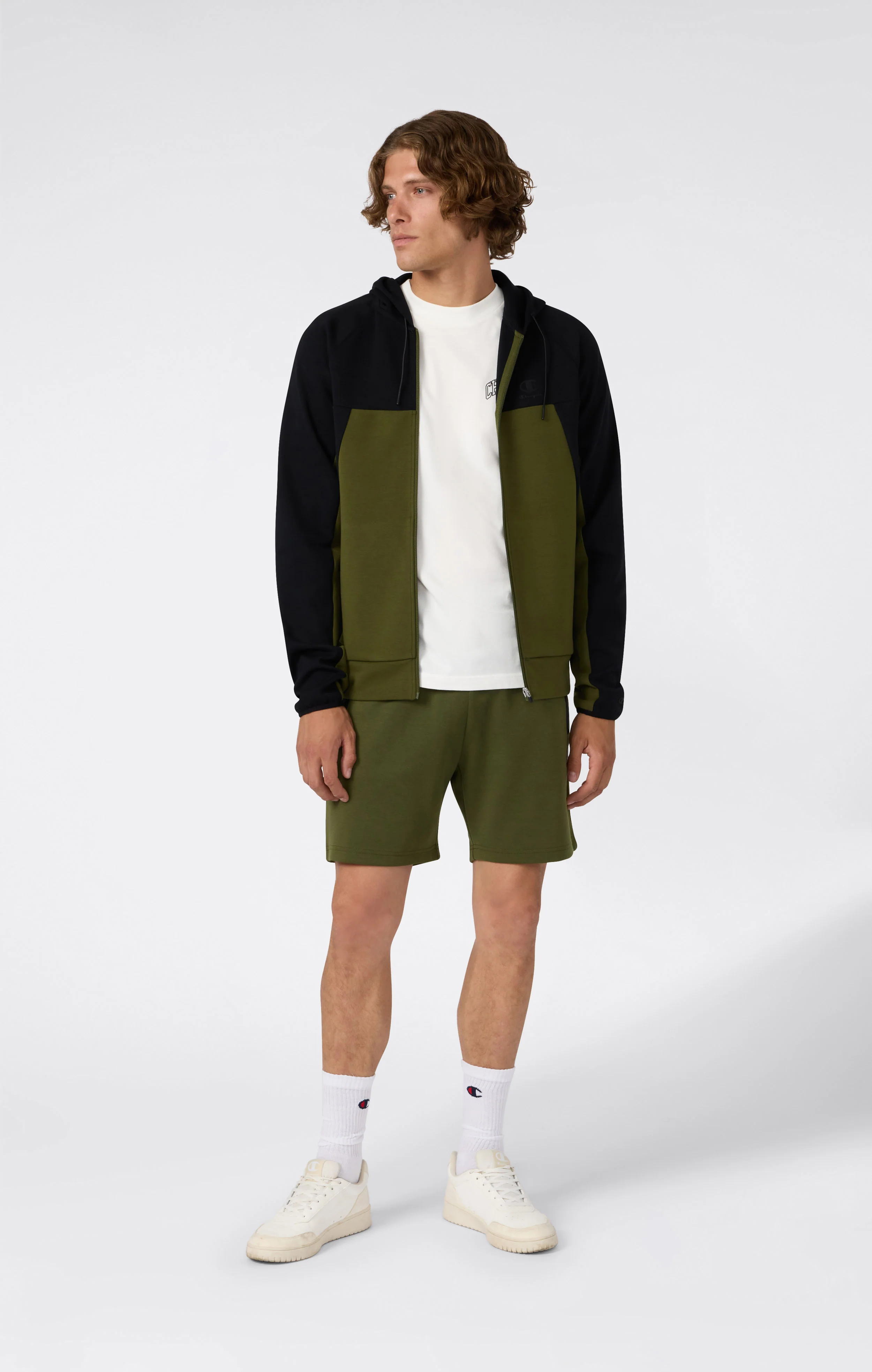 Men’s Full Zip Hooded Sweatshirt C-Tech - Image 2