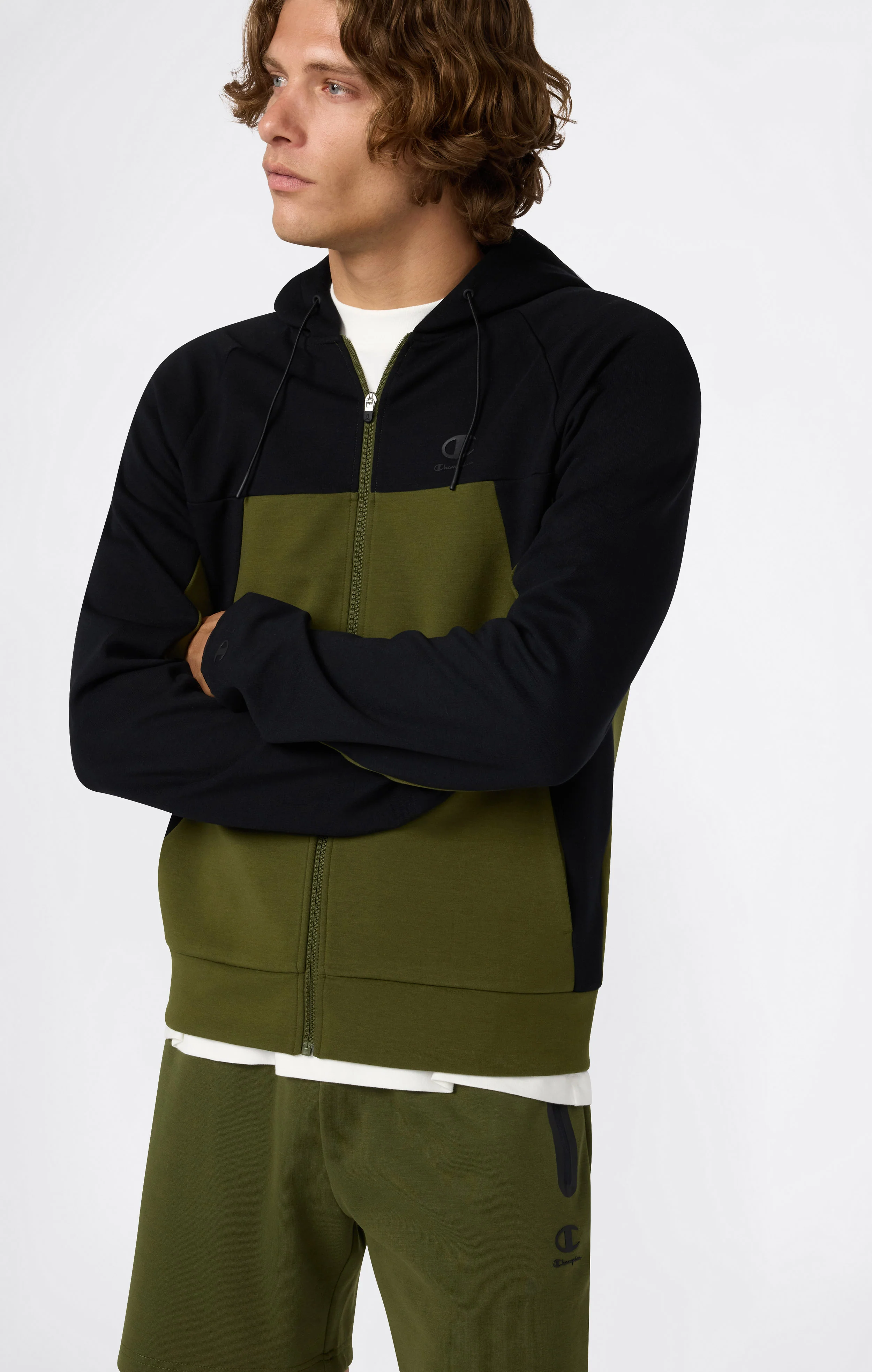 Men’s Full Zip Hooded Sweatshirt C-Tech - Image 3