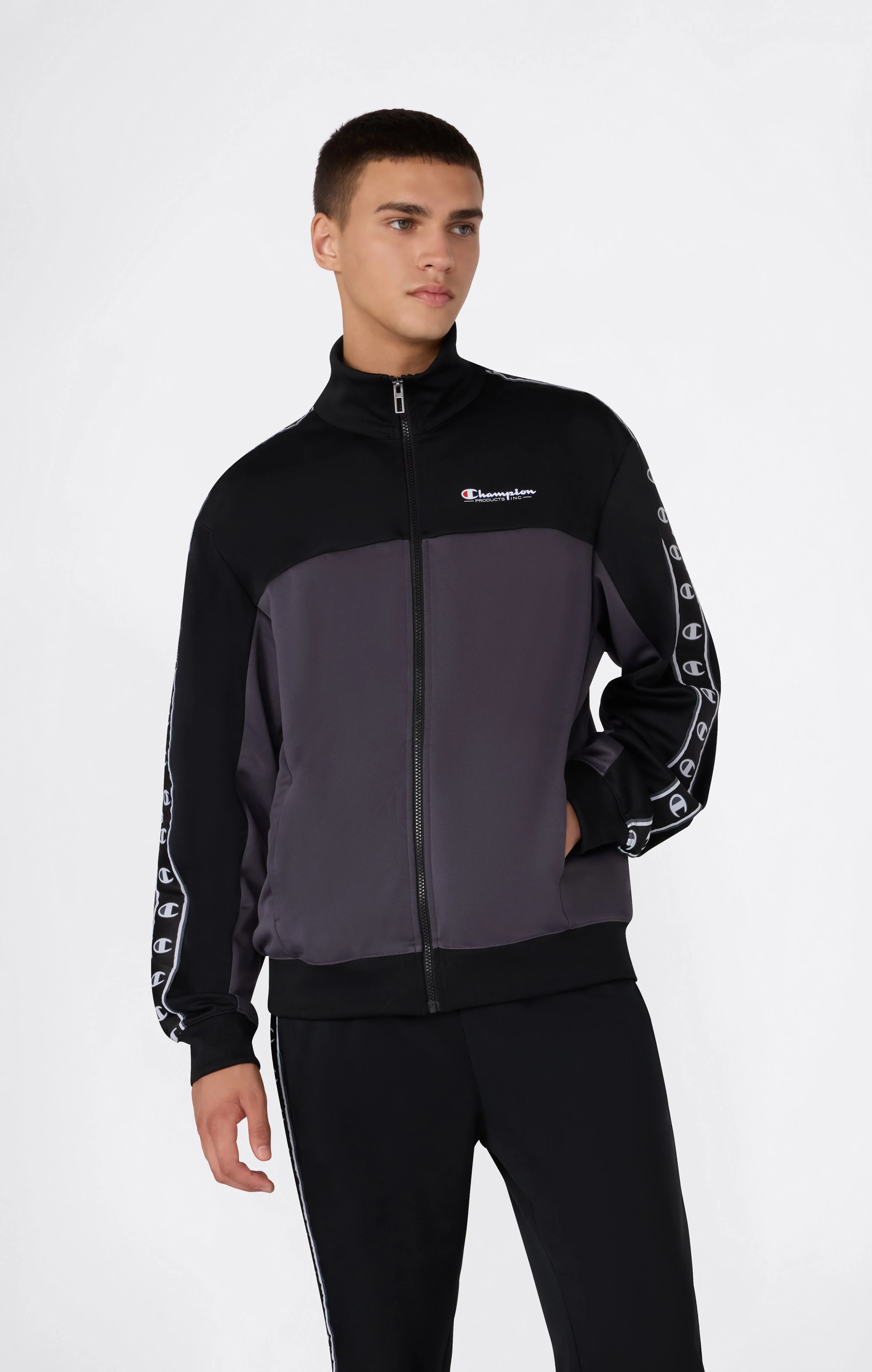 Men's Full Zip Interlock Tracksuit - Image 5