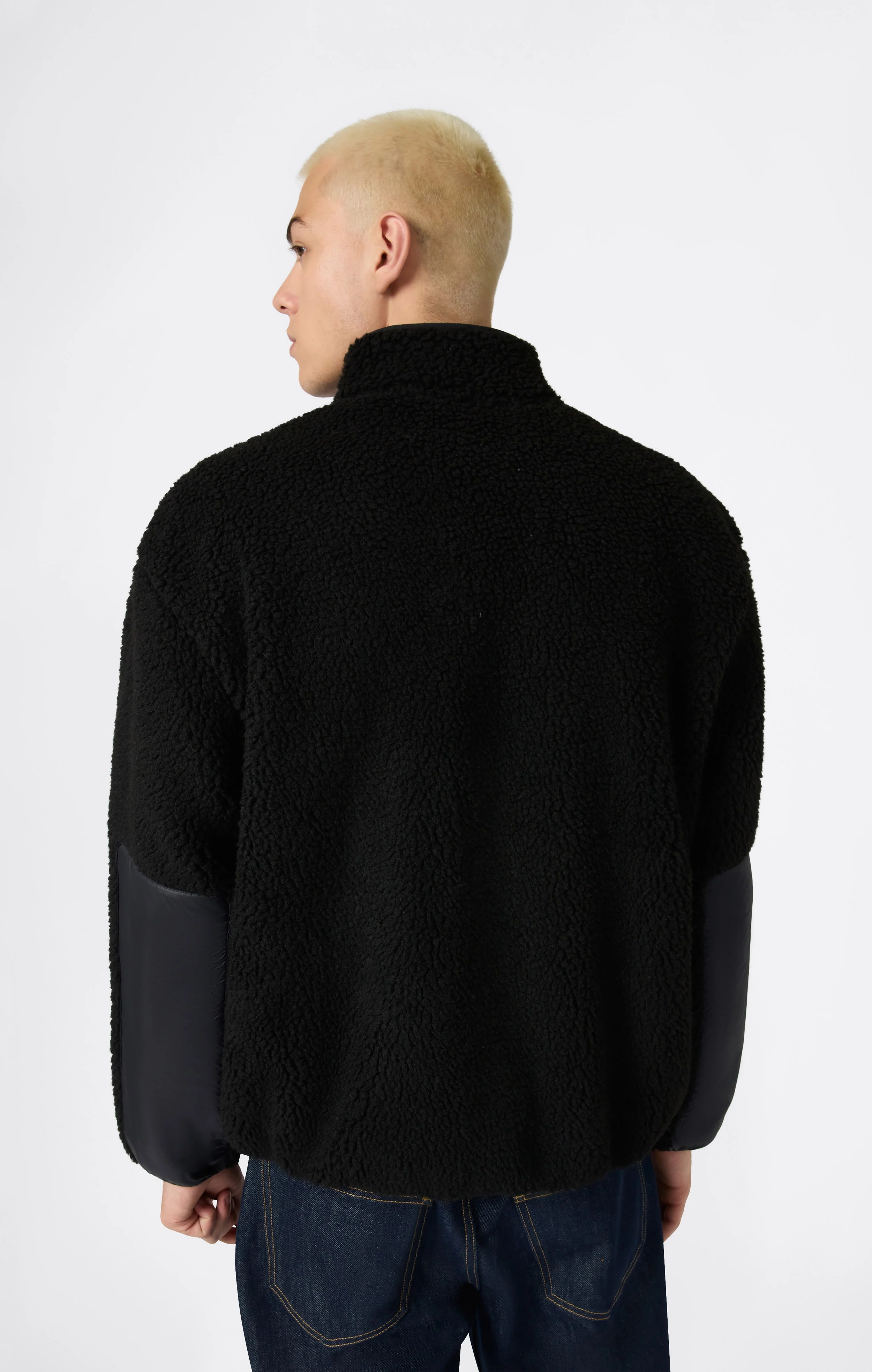 Men’s Full Zip Polar Teddy Jacket - Image 4