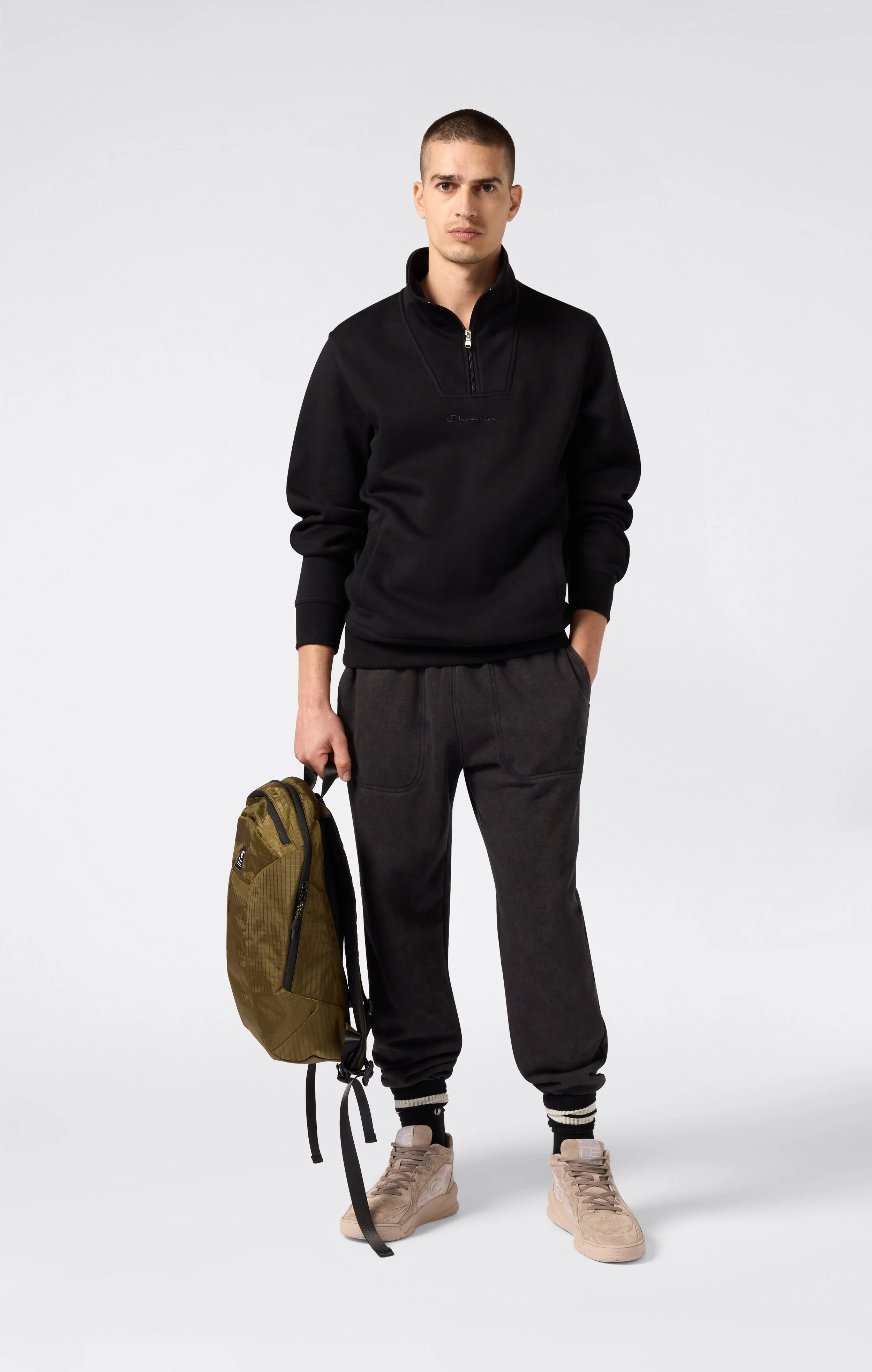 Men’s Half Zip Fleece Sweatshirt Icons - Image 4