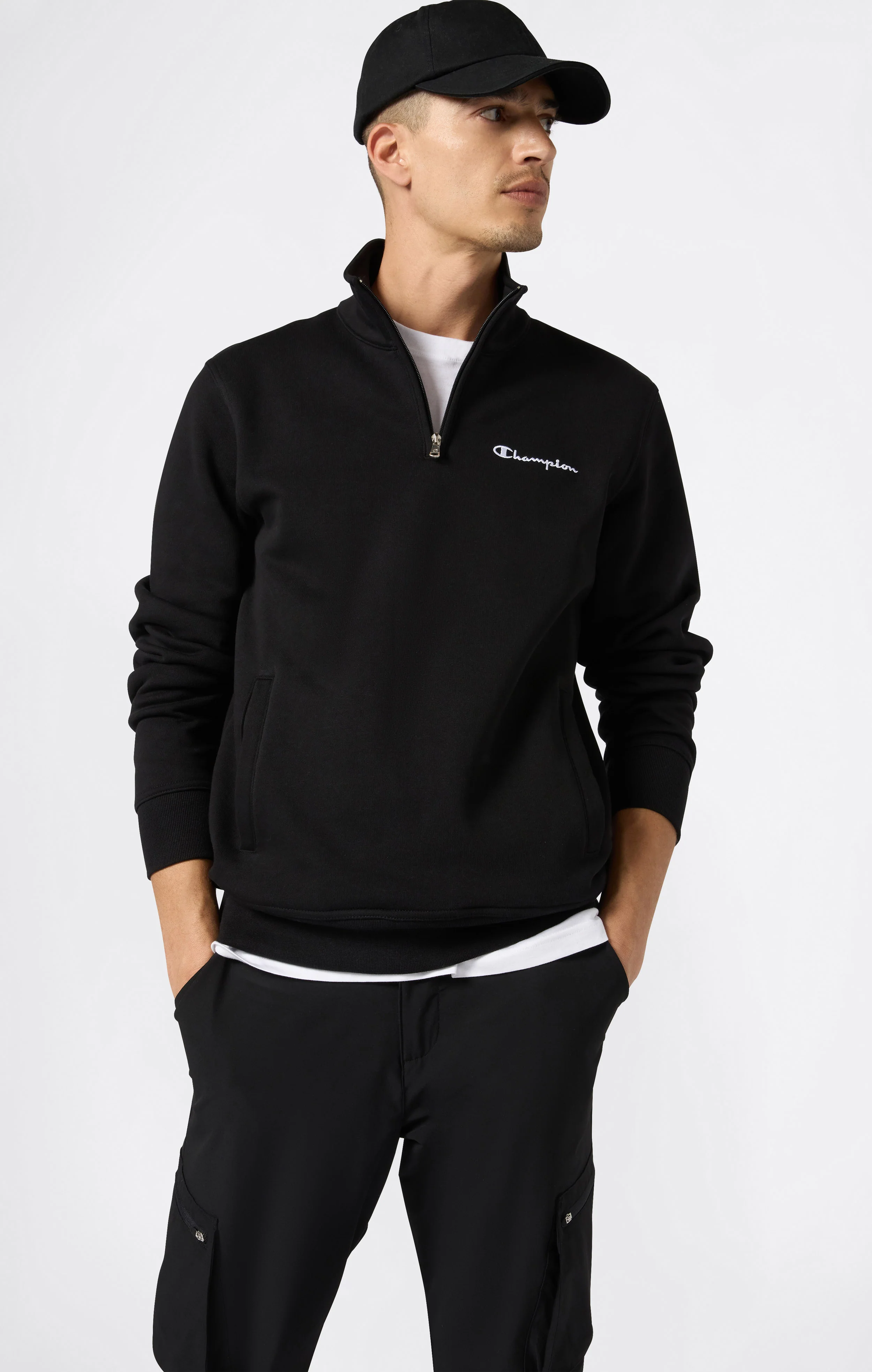 Men’s Half Zip Fleece Sweatshirt Icons - Image 4