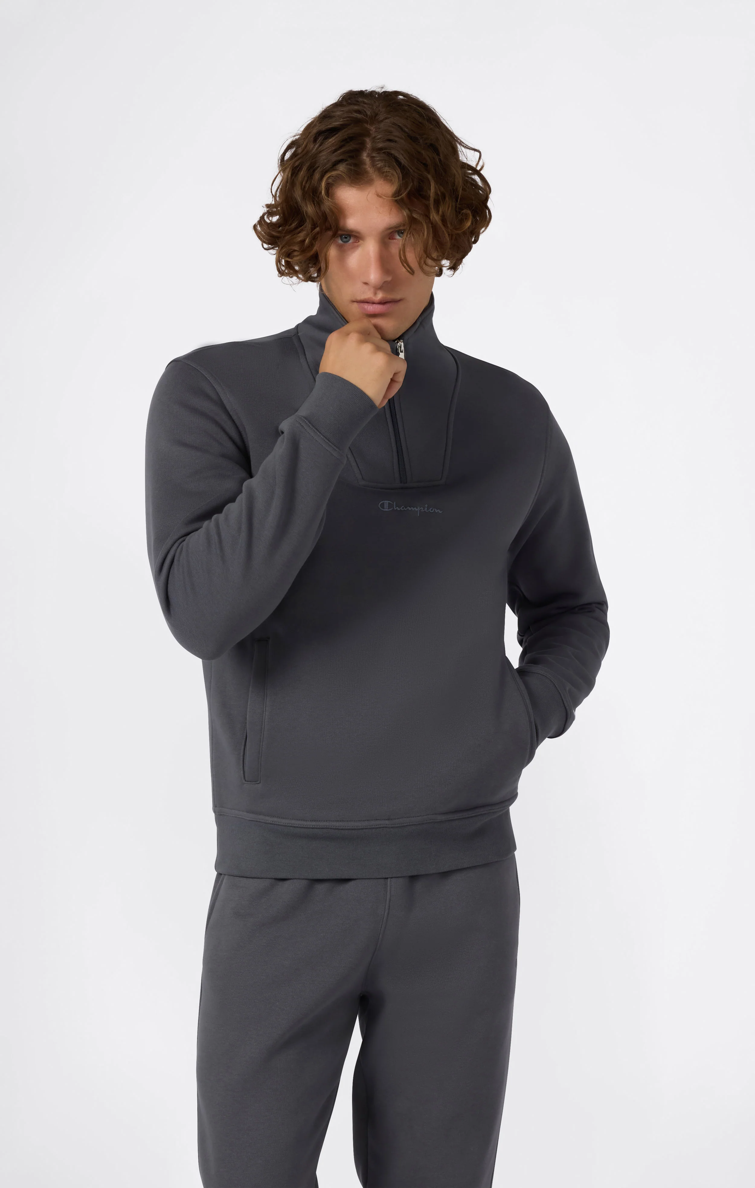 Men’s Half Zip Fleece Sweatshirt Icons