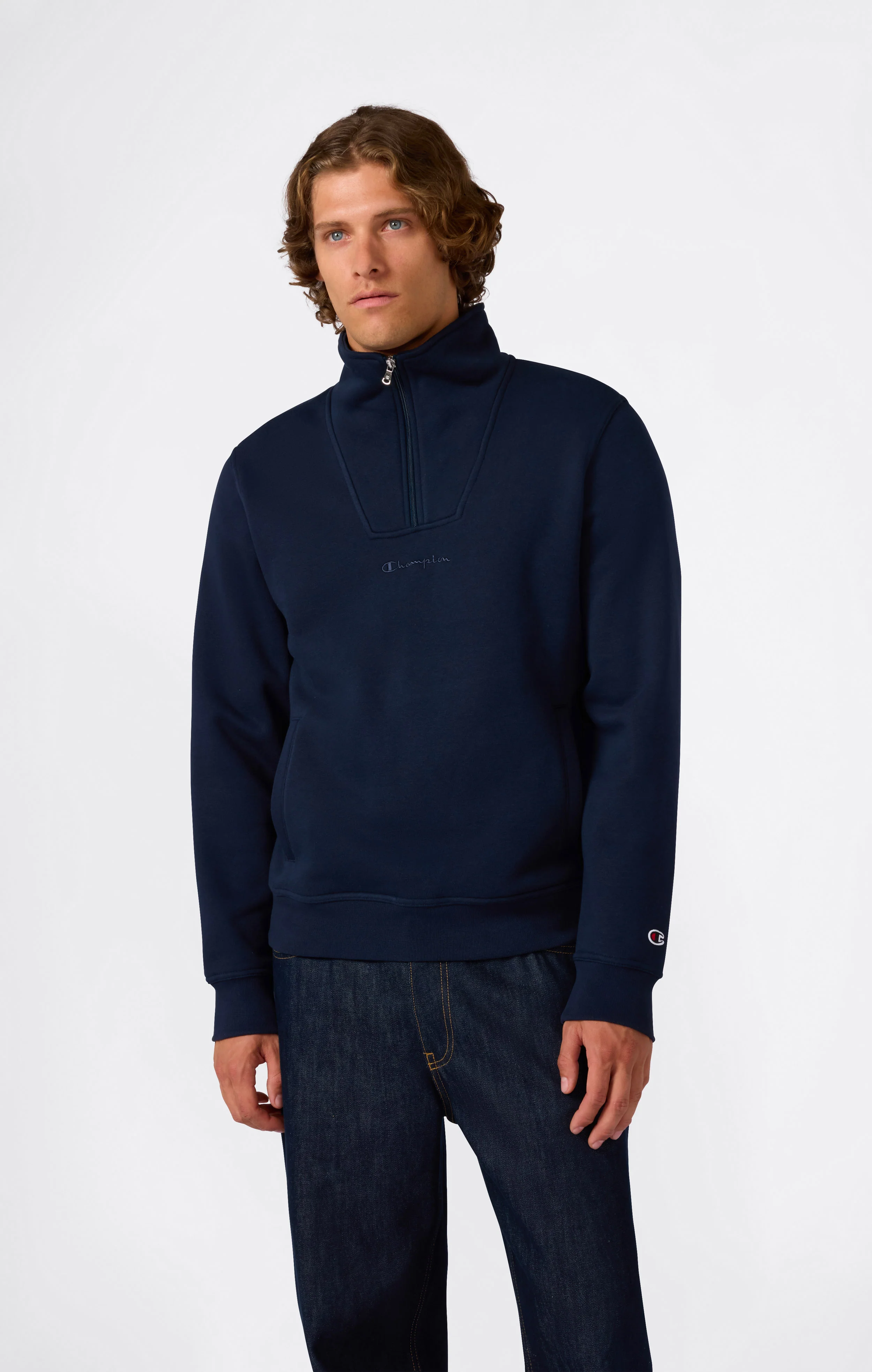 Men’s Half Zip Fleece Sweatshirt Icons