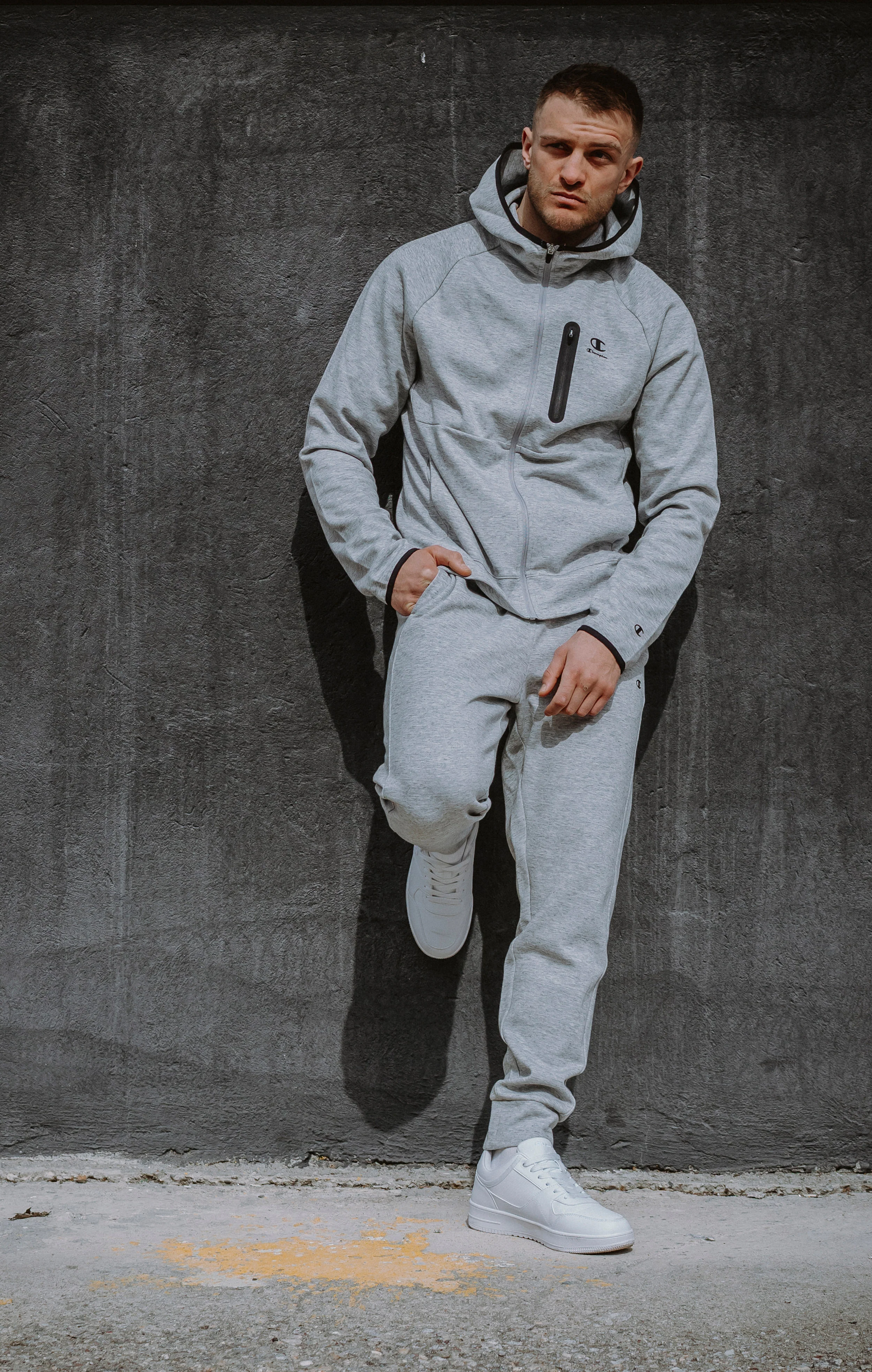 Men’s Hooded Full Zip Suit C-Tech
