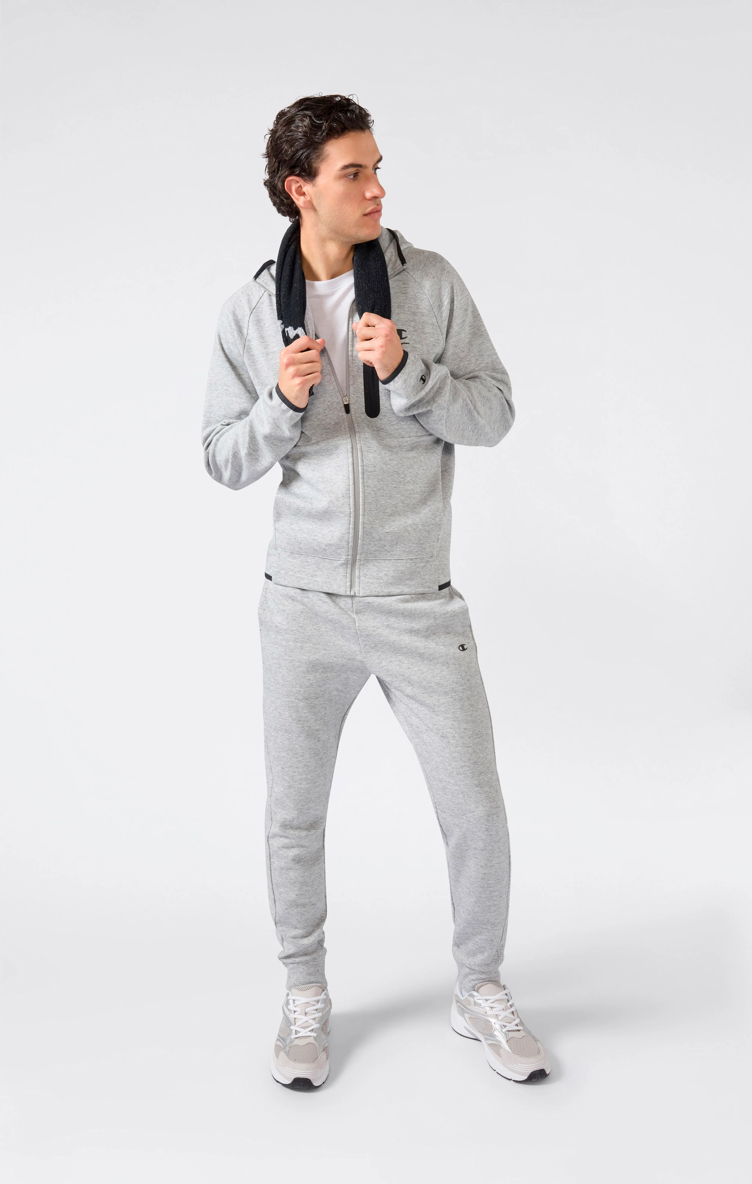 Men’s Hooded Full Zip Suit C-Tech - Image 2