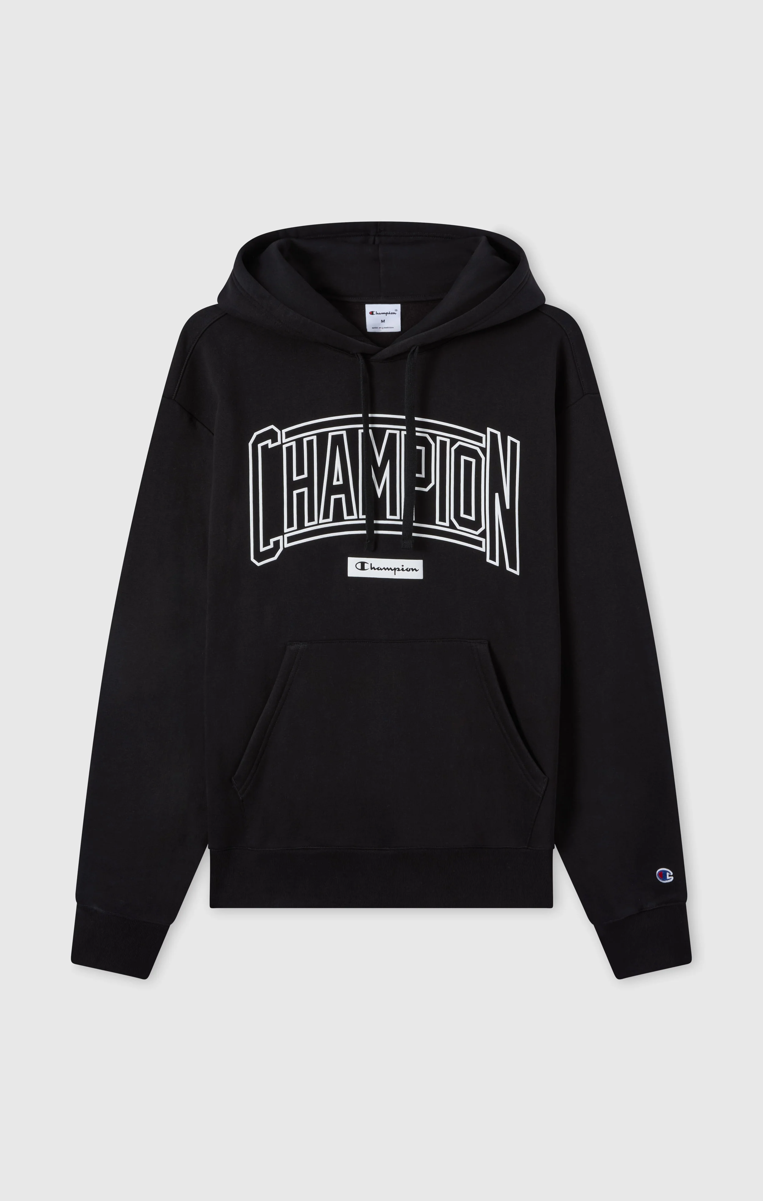 Men’s Hooded Sweatshirt With Brushed Interior And Puff Print Logo - Image 5