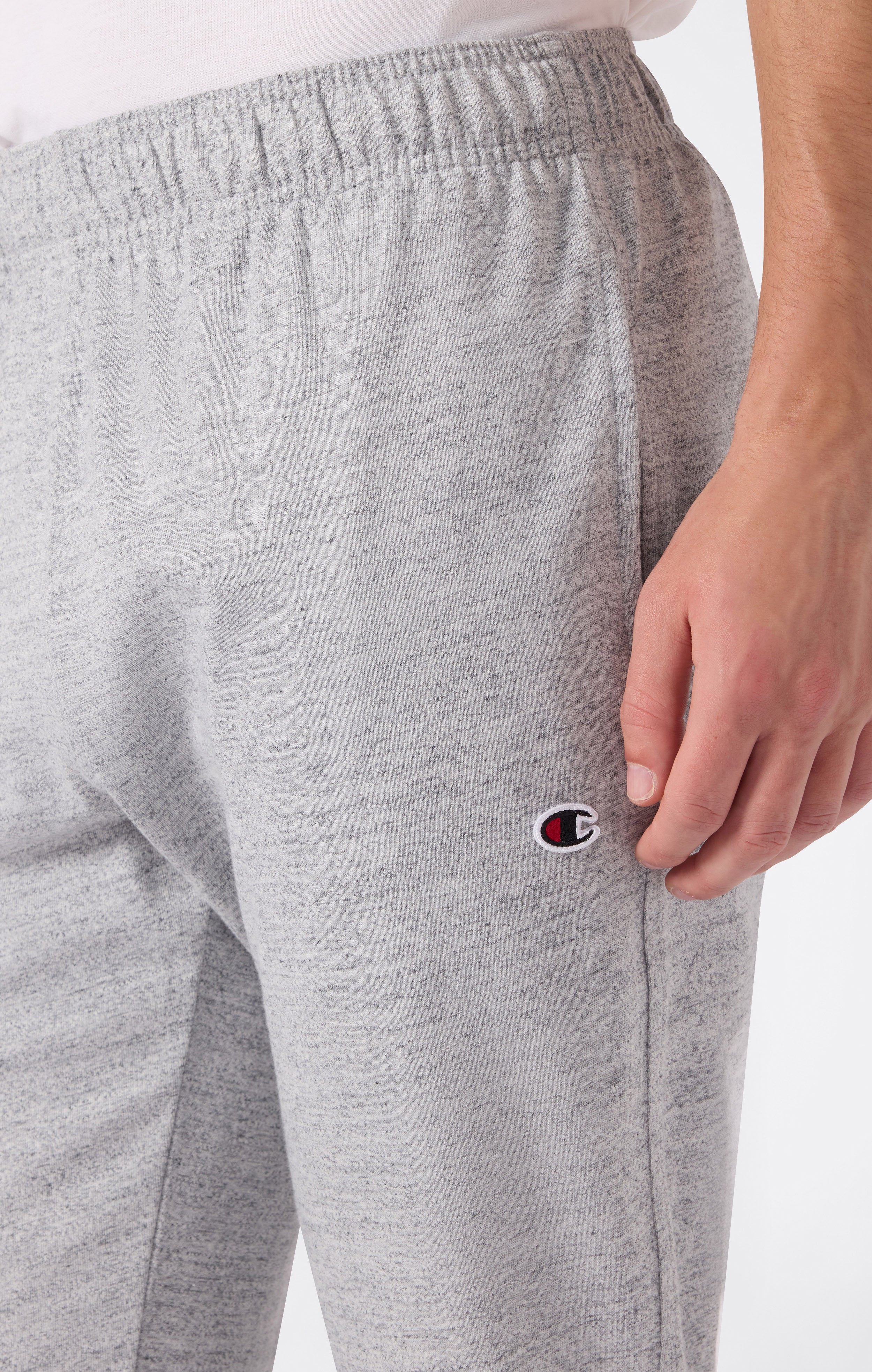 Men's Icons Slim Fit Rib Cuff Light Pants with Embroidered Logo - Image 3