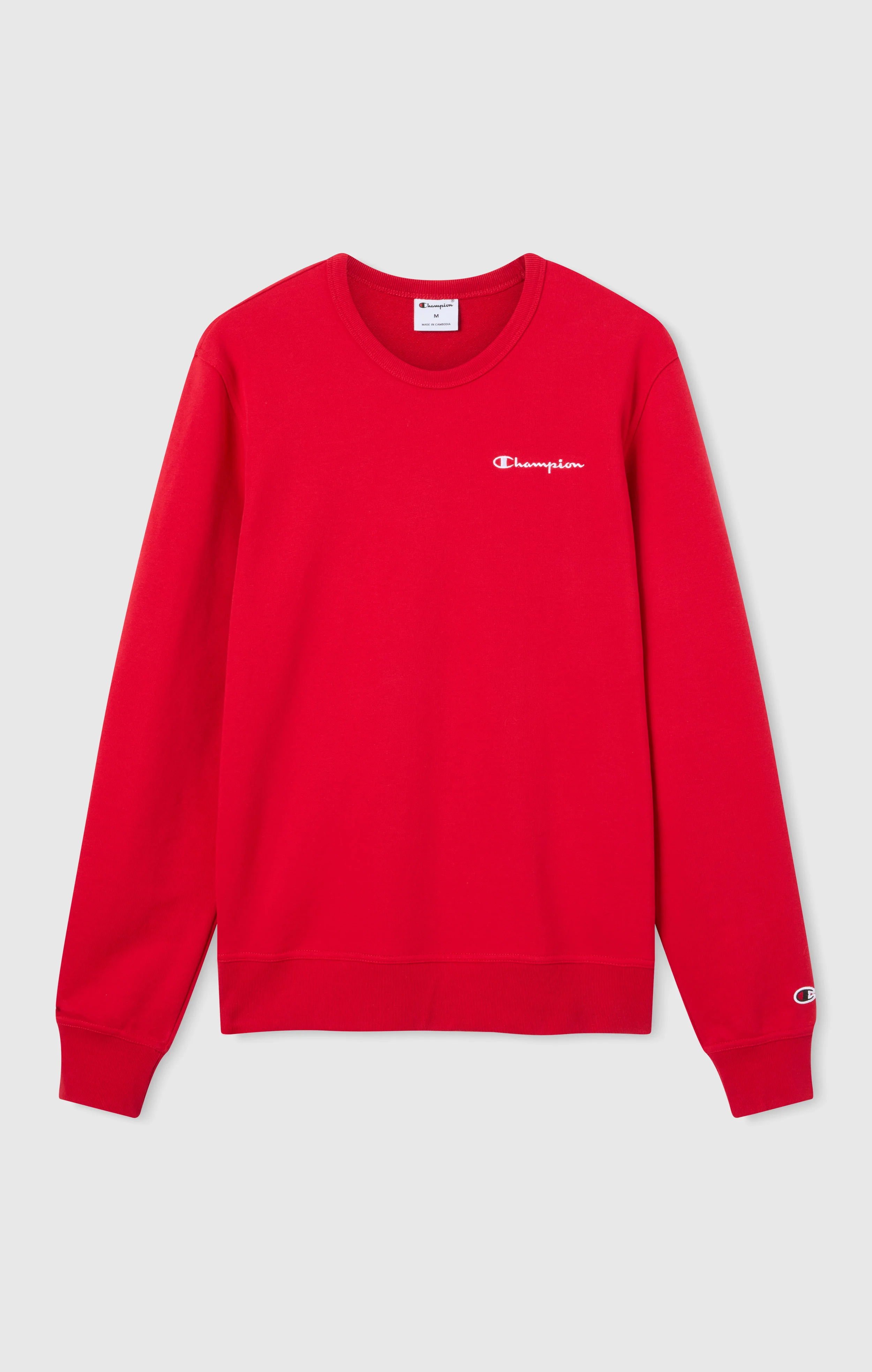 Men’s Lightweight Crewneck Sweatshirt with Embroidered Logo Icons - Image 5