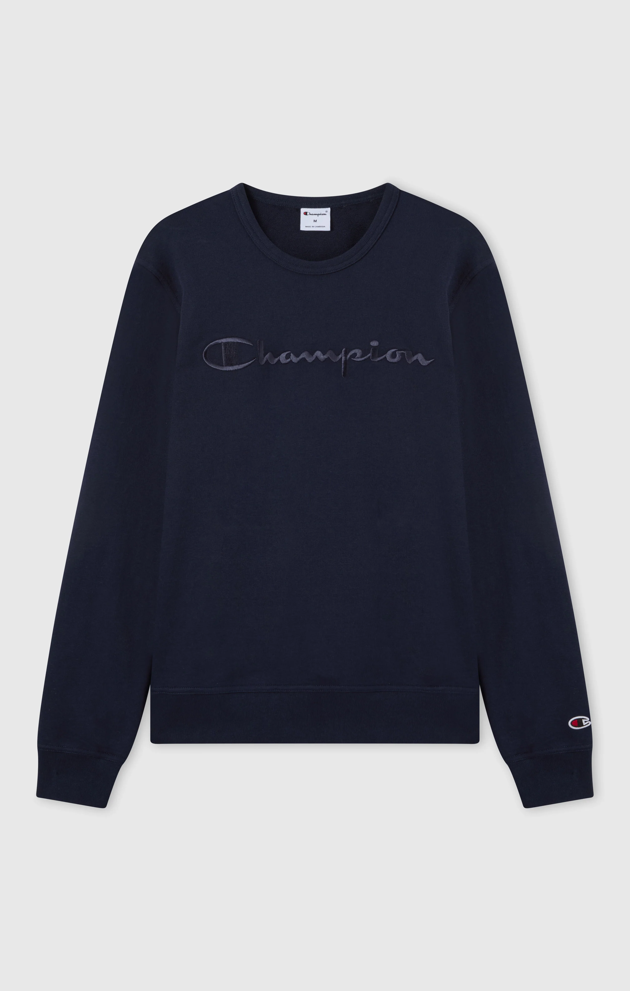 Men’s Lightweight Crewneck Sweatshirt with Tonal Logo Icons - Image 5