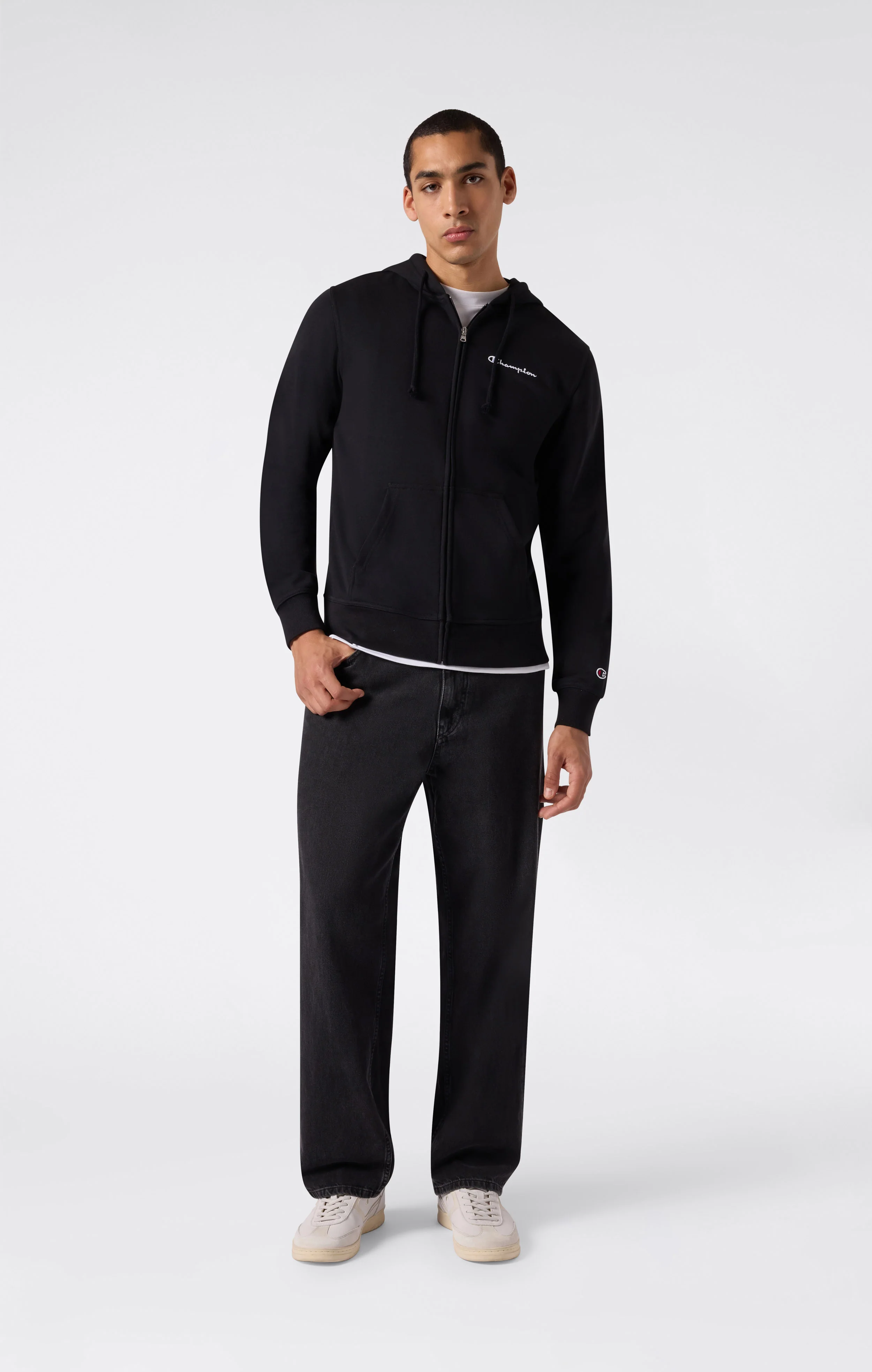 Men’s Lightweight Full Zip Hoodie Icons - Image 2