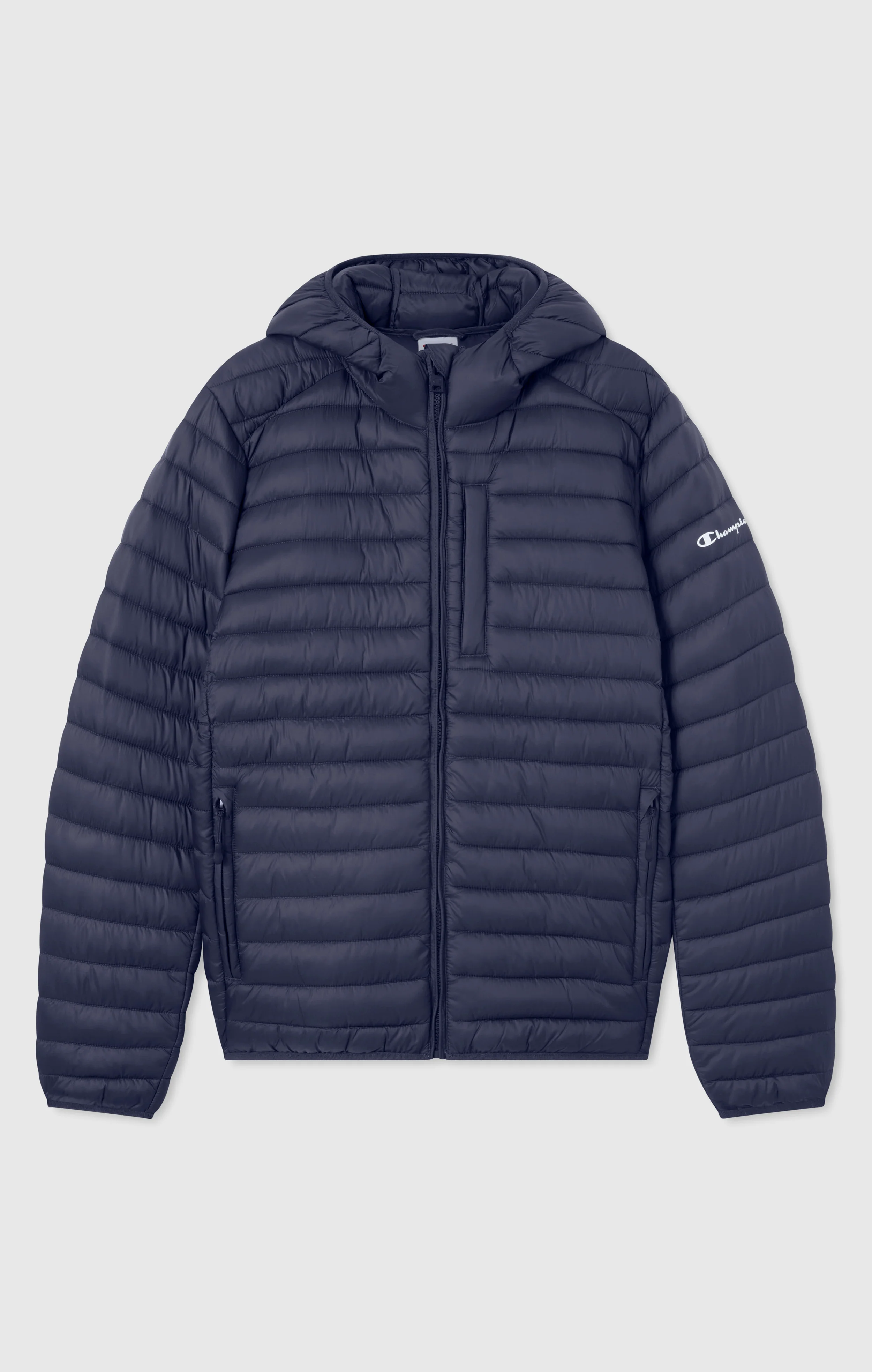 Men’s Lightweight Hooded Padded Jacket with Full Zip - Image 5