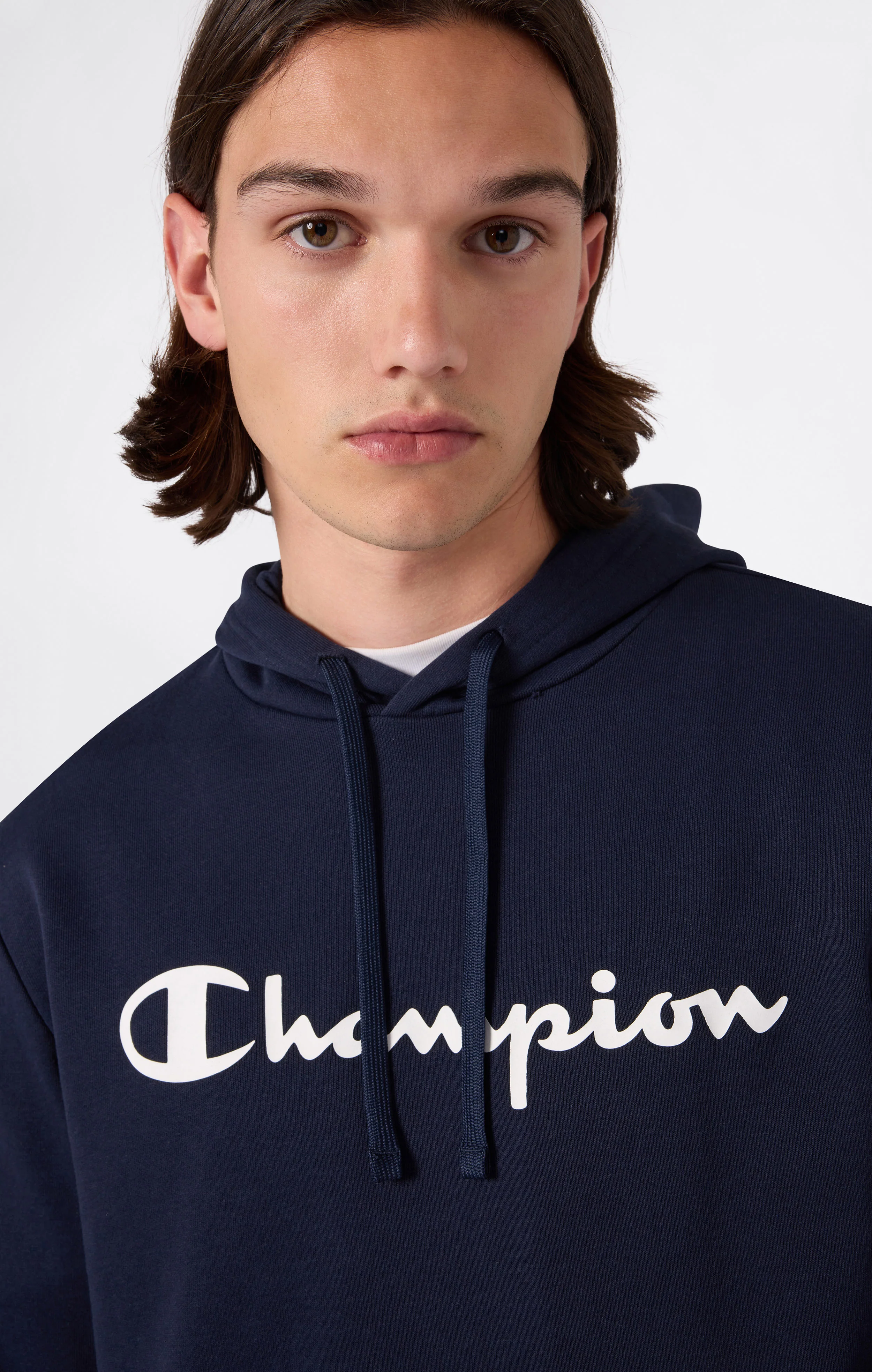 Men’s Lightweight Hooded Sweatshirt with Maxi Printed Logo - Image 4