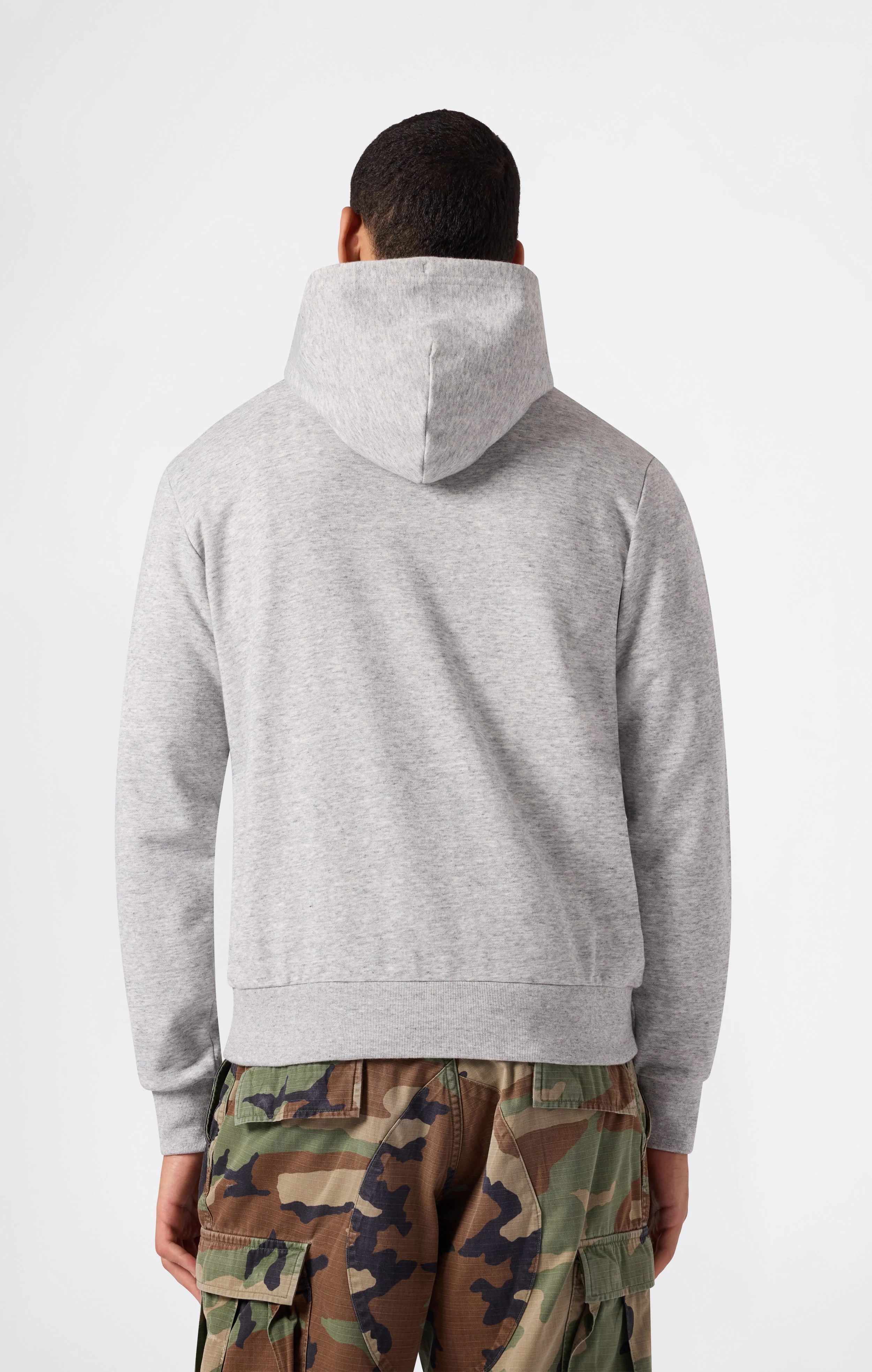 Men’s Lightweight Hooded Sweatshirt with Maxi Printed Logo - Image 3