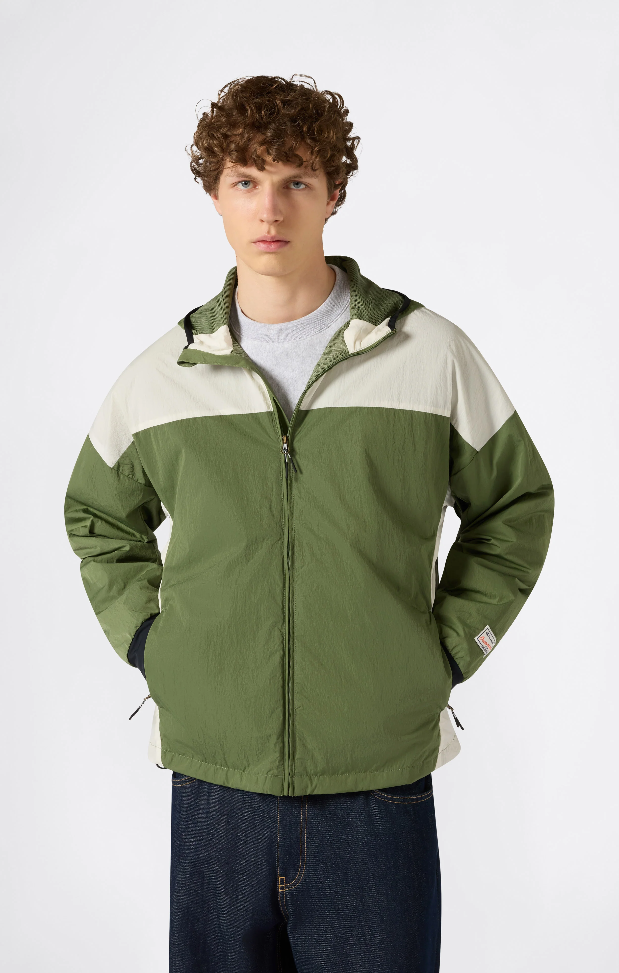 Men’s Lightweight Hooded Windbreaker Jacket