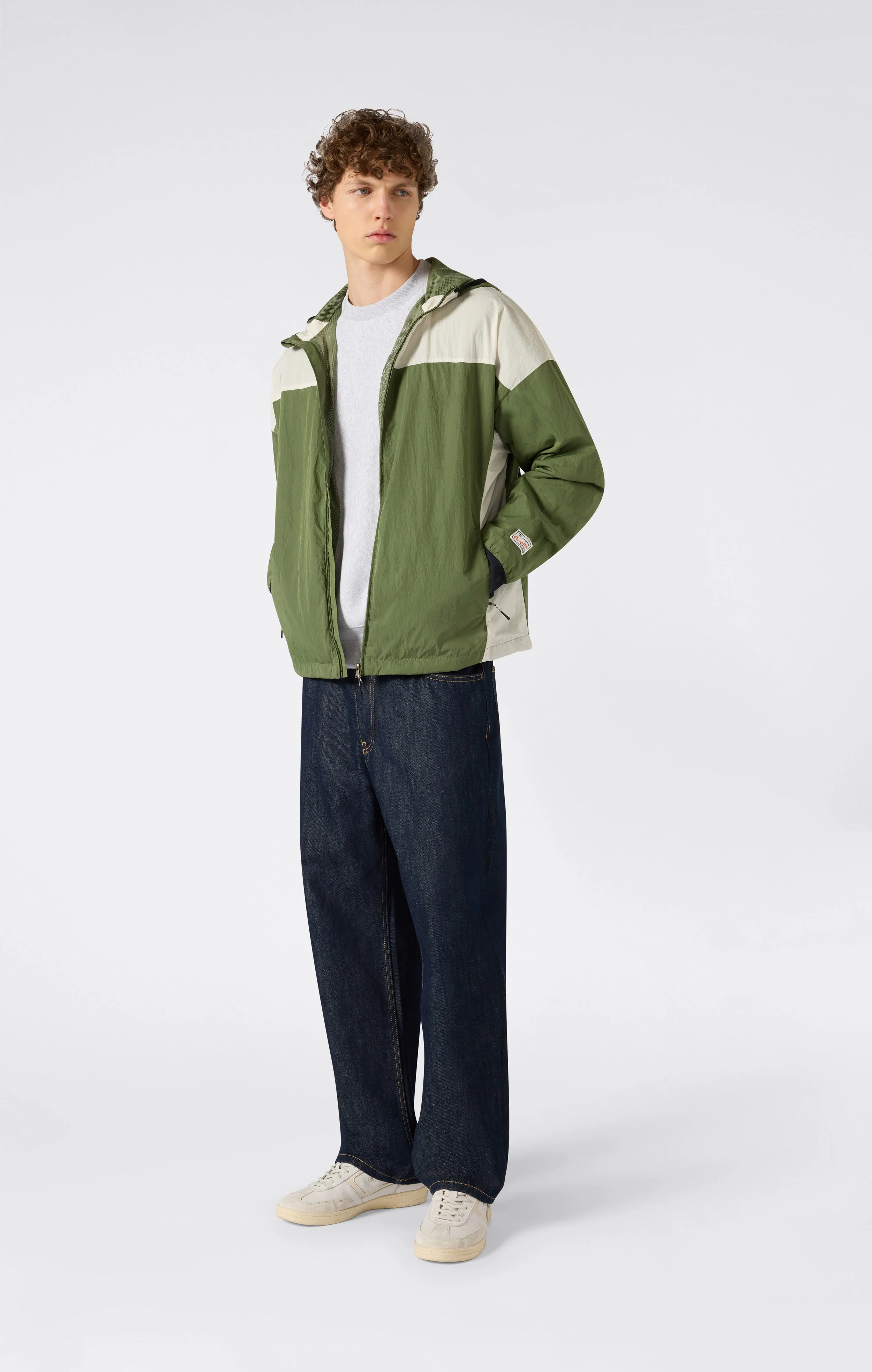 Men’s Lightweight Hooded Windbreaker Jacket - Image 2