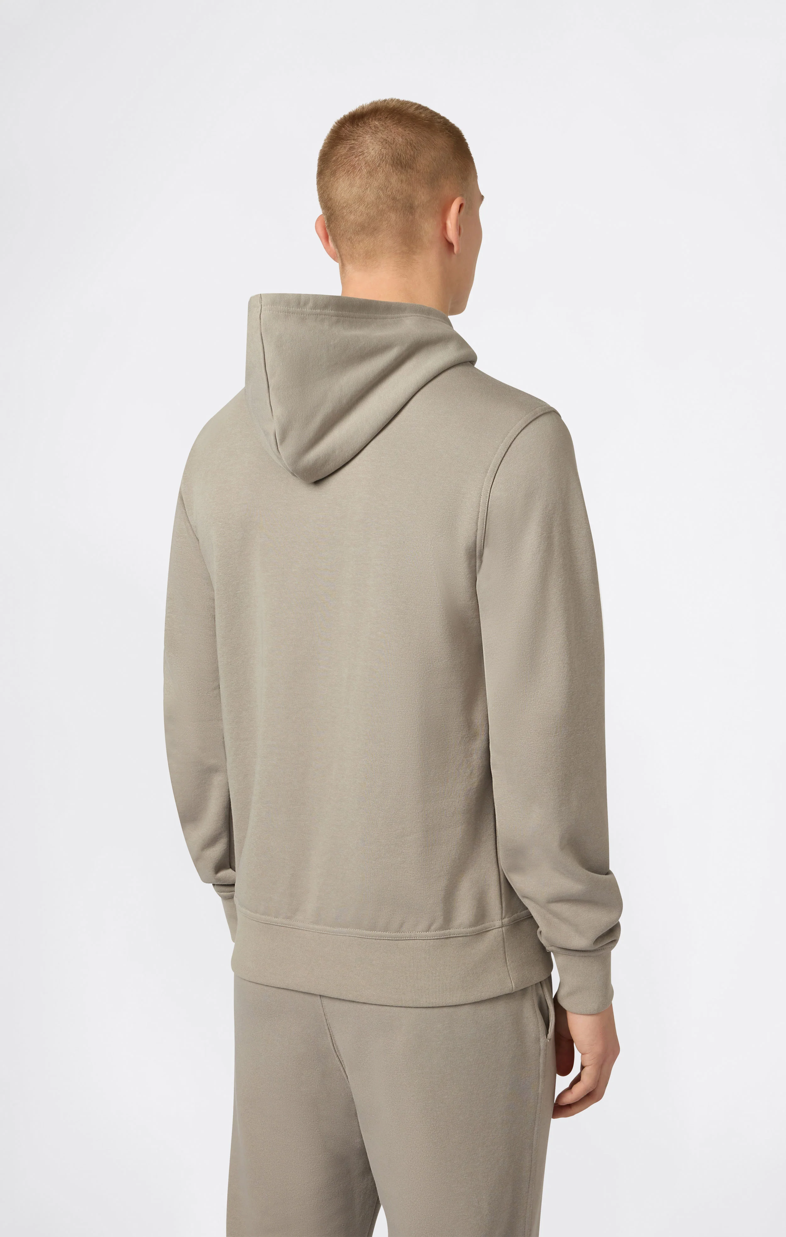 Men's Lightweight Hoodie with Embroidered C Logo Icons - Image 4