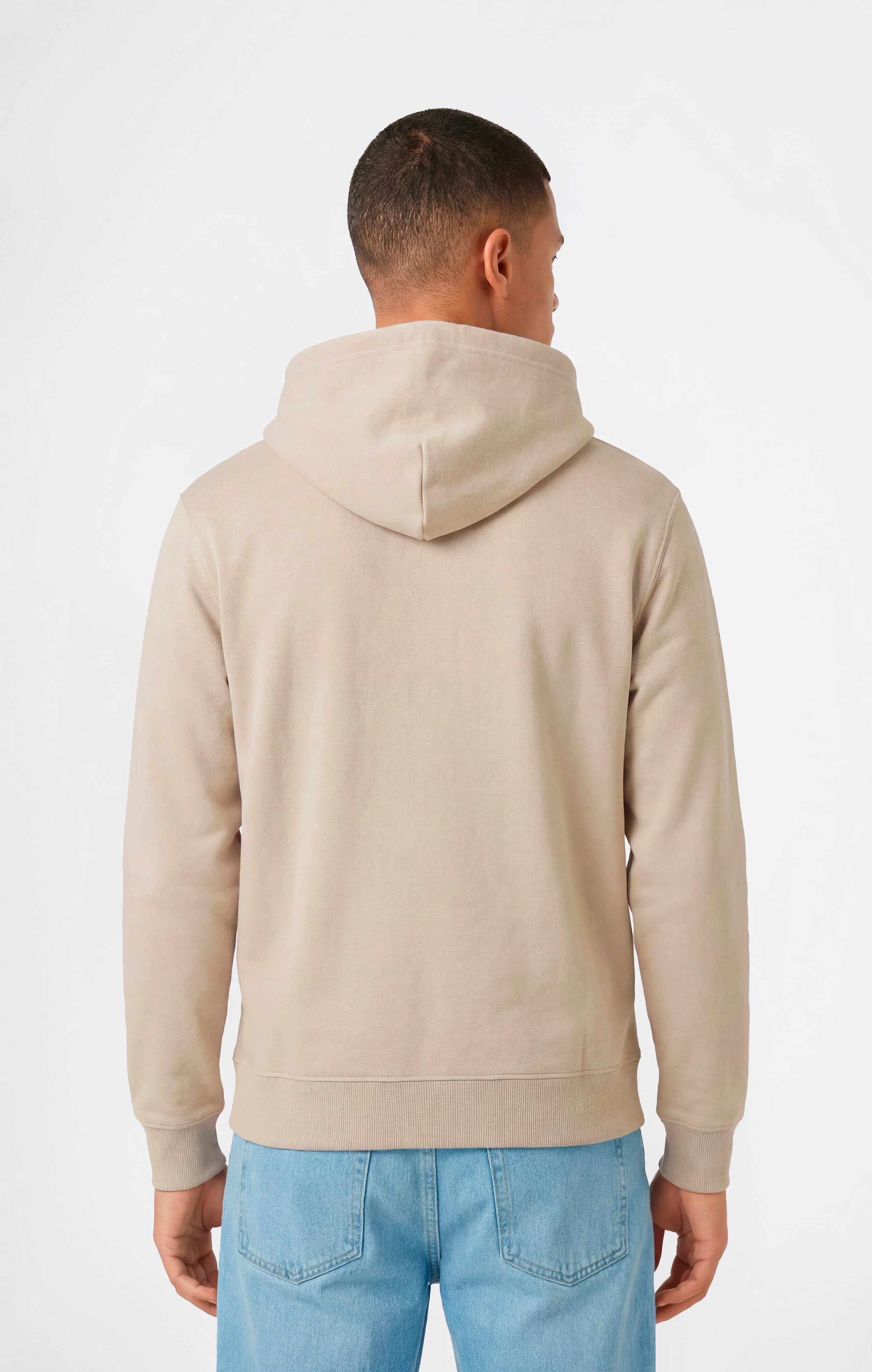 Men’s Lightweight Hoodie with Small Embroidered Logo Icons - Image 3