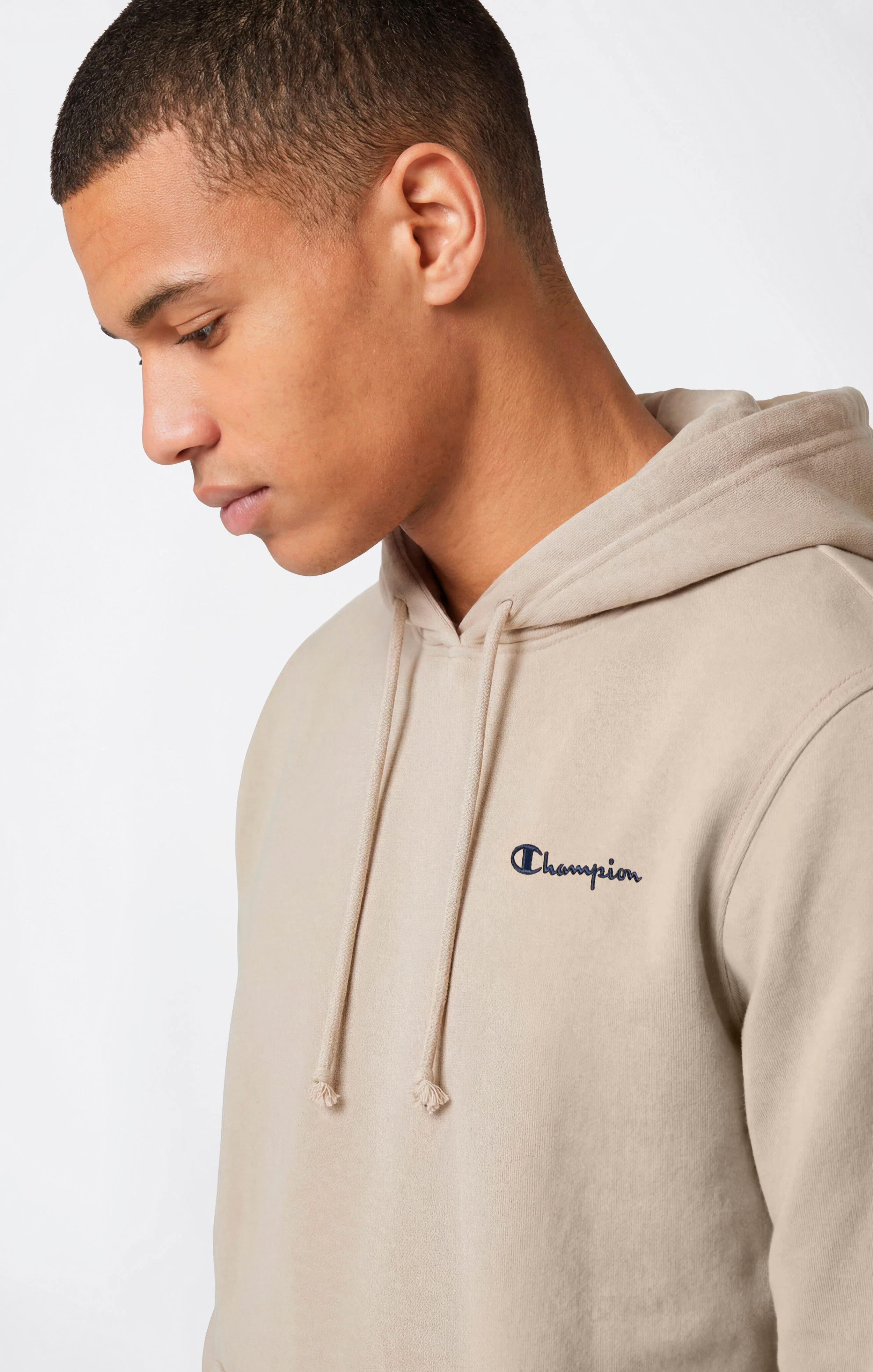Men’s Lightweight Hoodie with Small Embroidered Logo Icons - Image 4