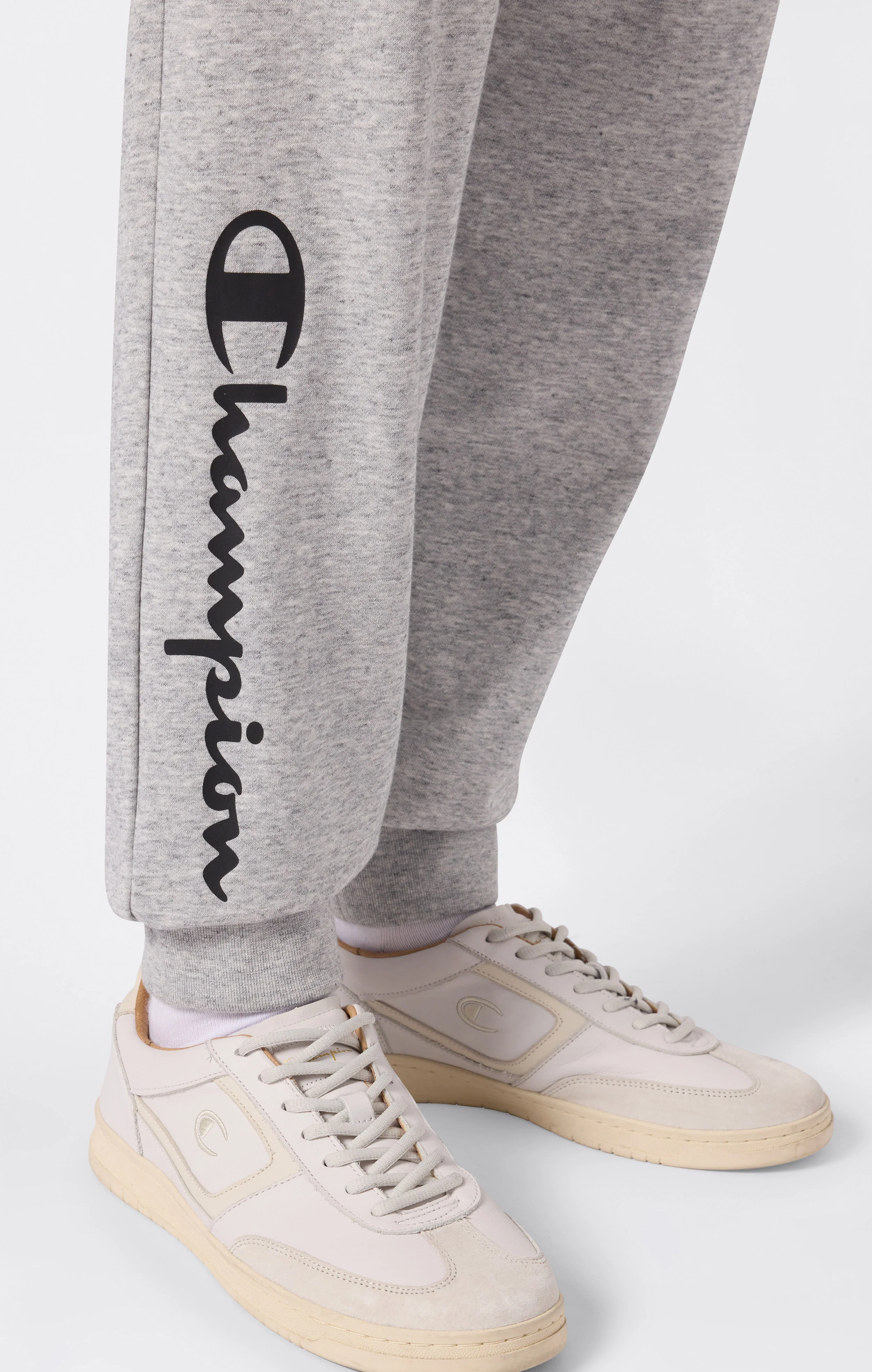 Men’s Lightweight Jogger Pants with Rib Cuffs and Maxi Printed Logo - Image 3