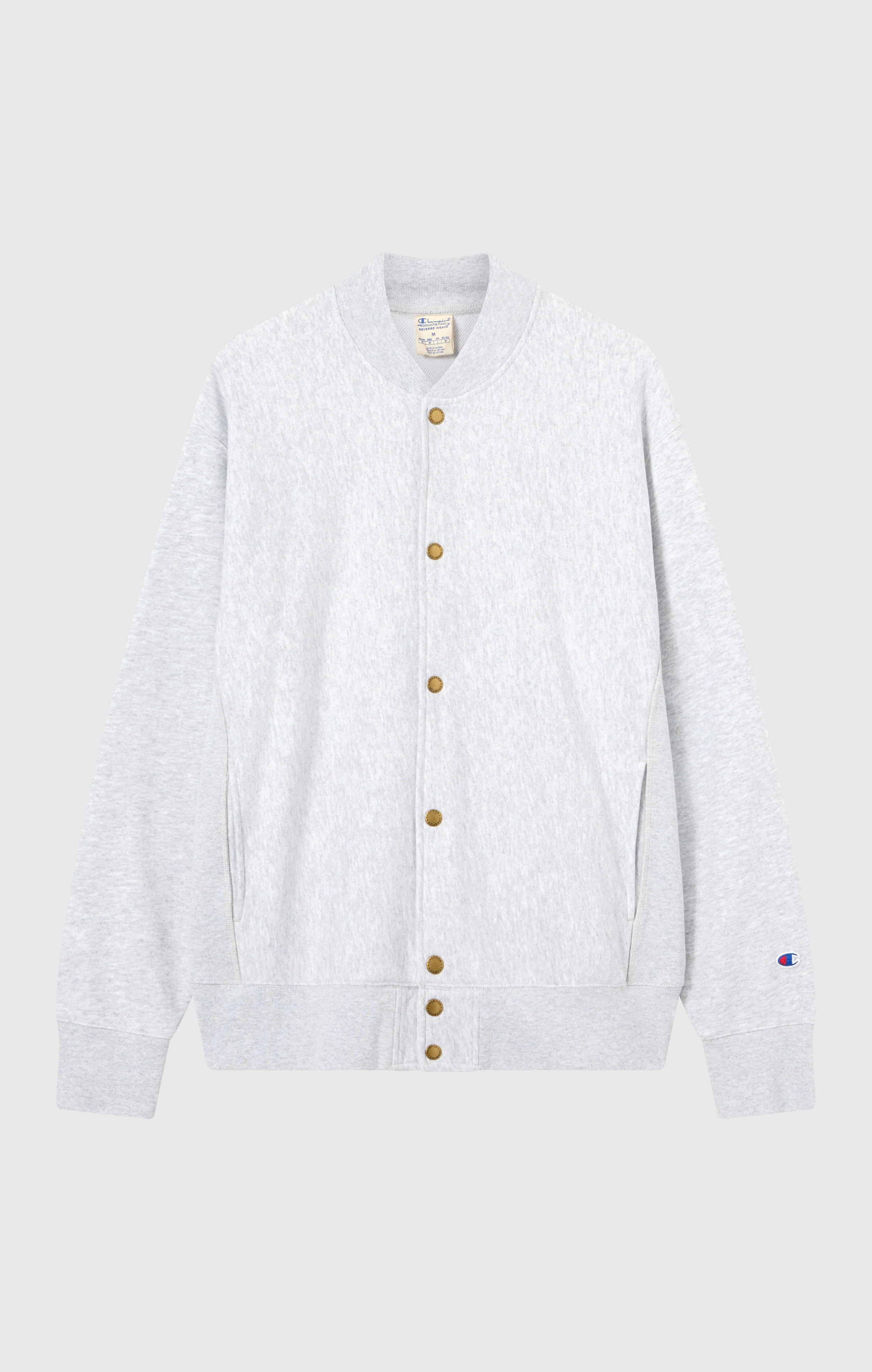 Men’s Lightweight Reverse Weave Bomber Sweatshirt - Image 5