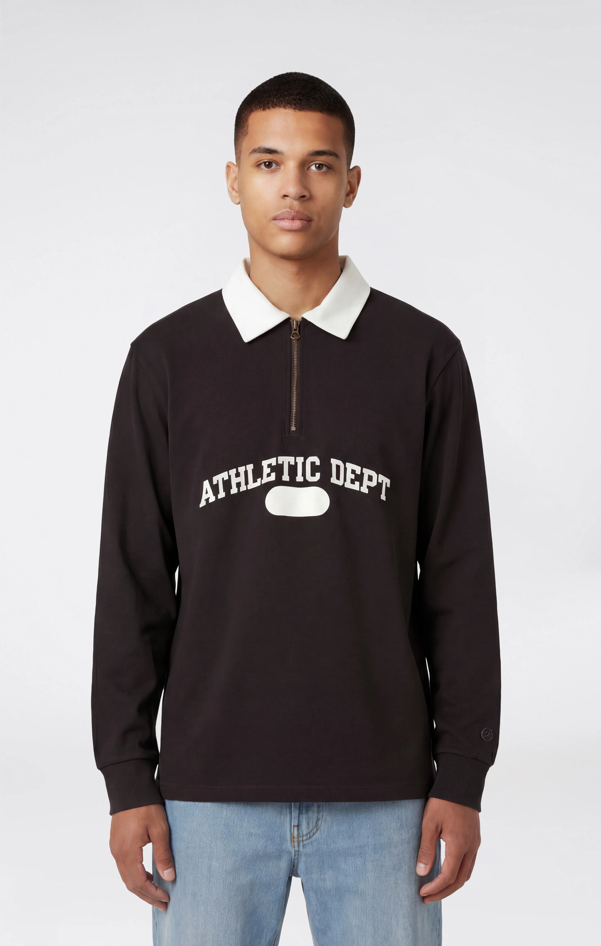 Men’s Long Sleeve Half Zip Polo Shirt Time Capsule