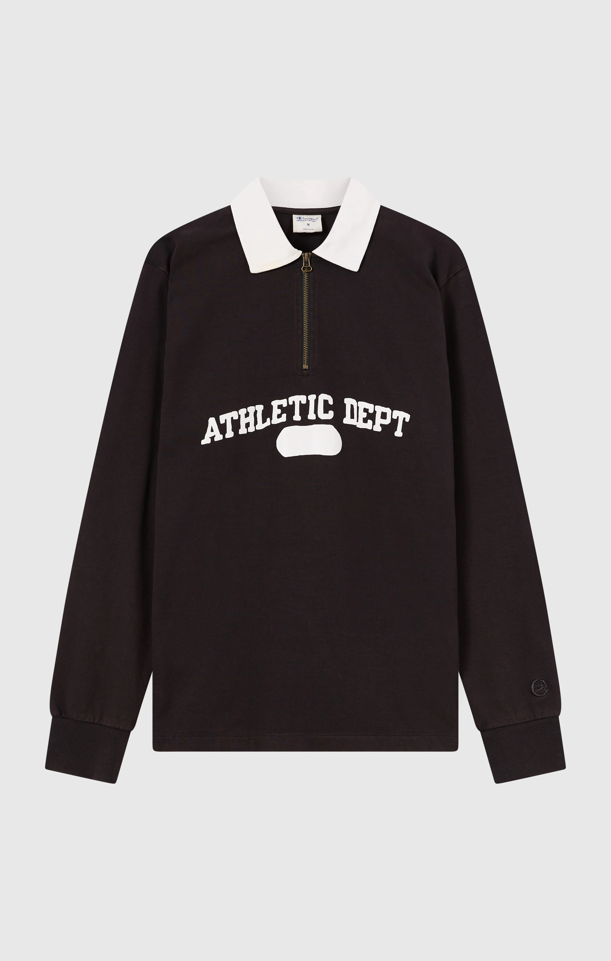 Men’s Long Sleeve Half Zip Polo Shirt Time Capsule - Image 5