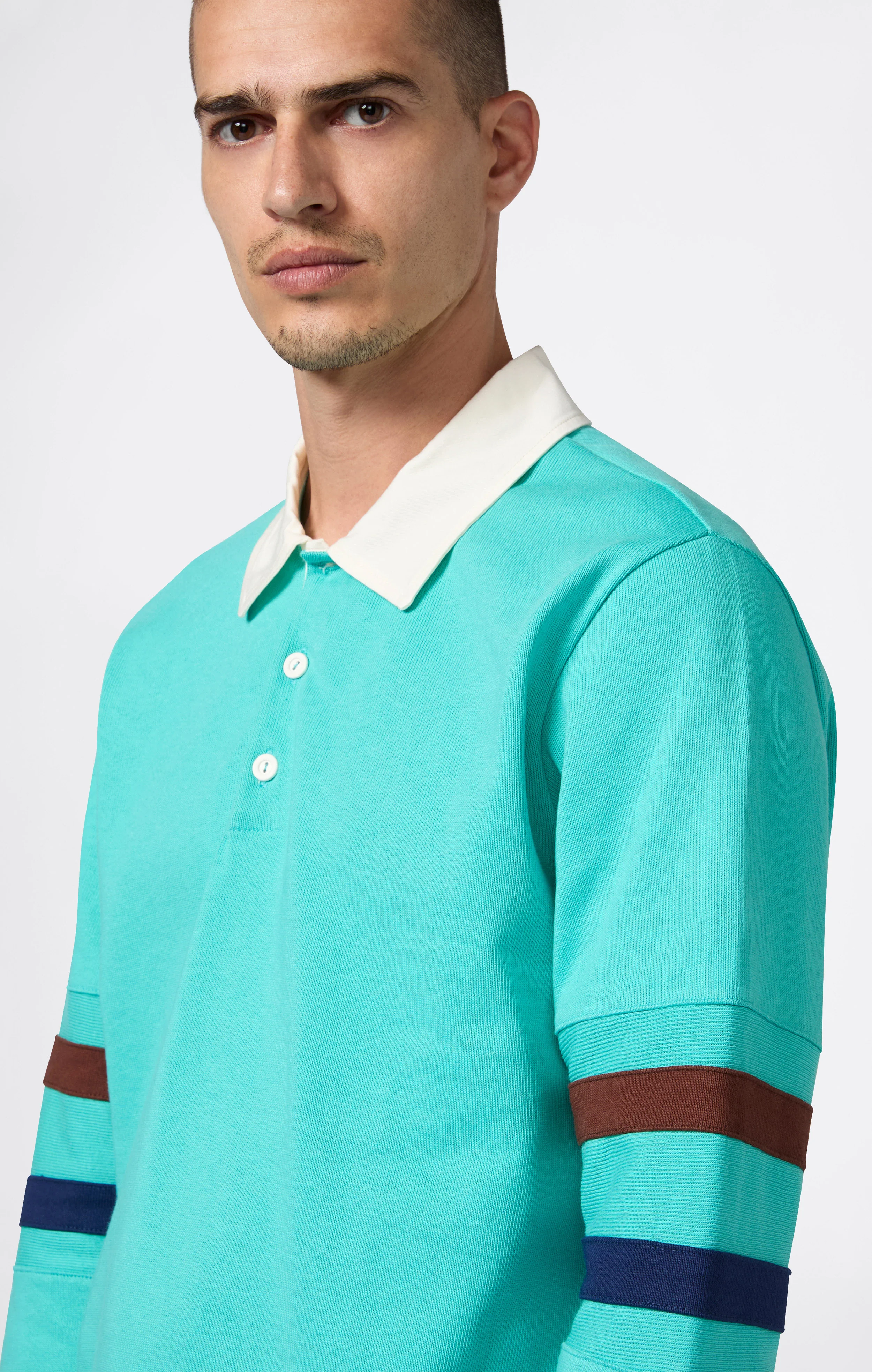 Men’s Long Sleeve Polo Index & Archives Island Trees - Image 5