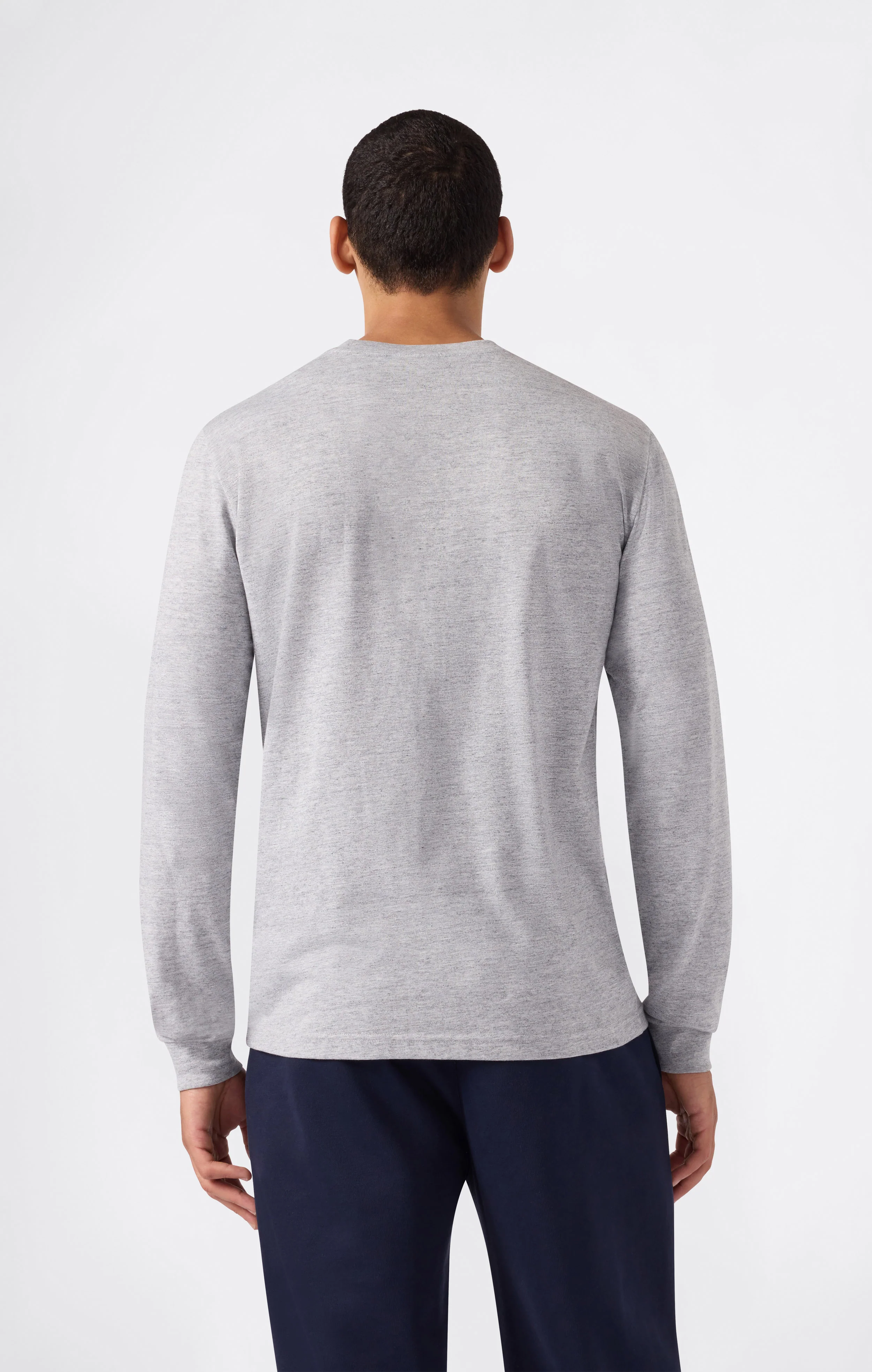 Men’s Long Sleeve T-Shirt Script Logo - Image 4
