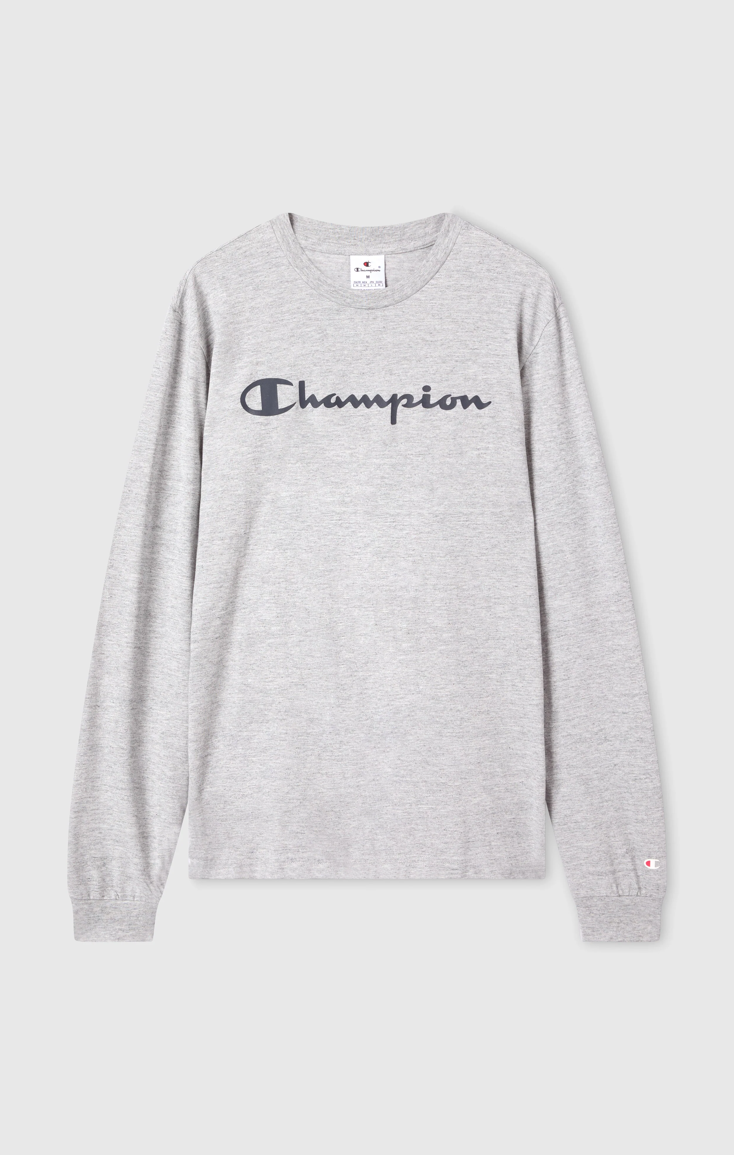 Men’s Long Sleeve T-Shirt Script Logo - Image 6