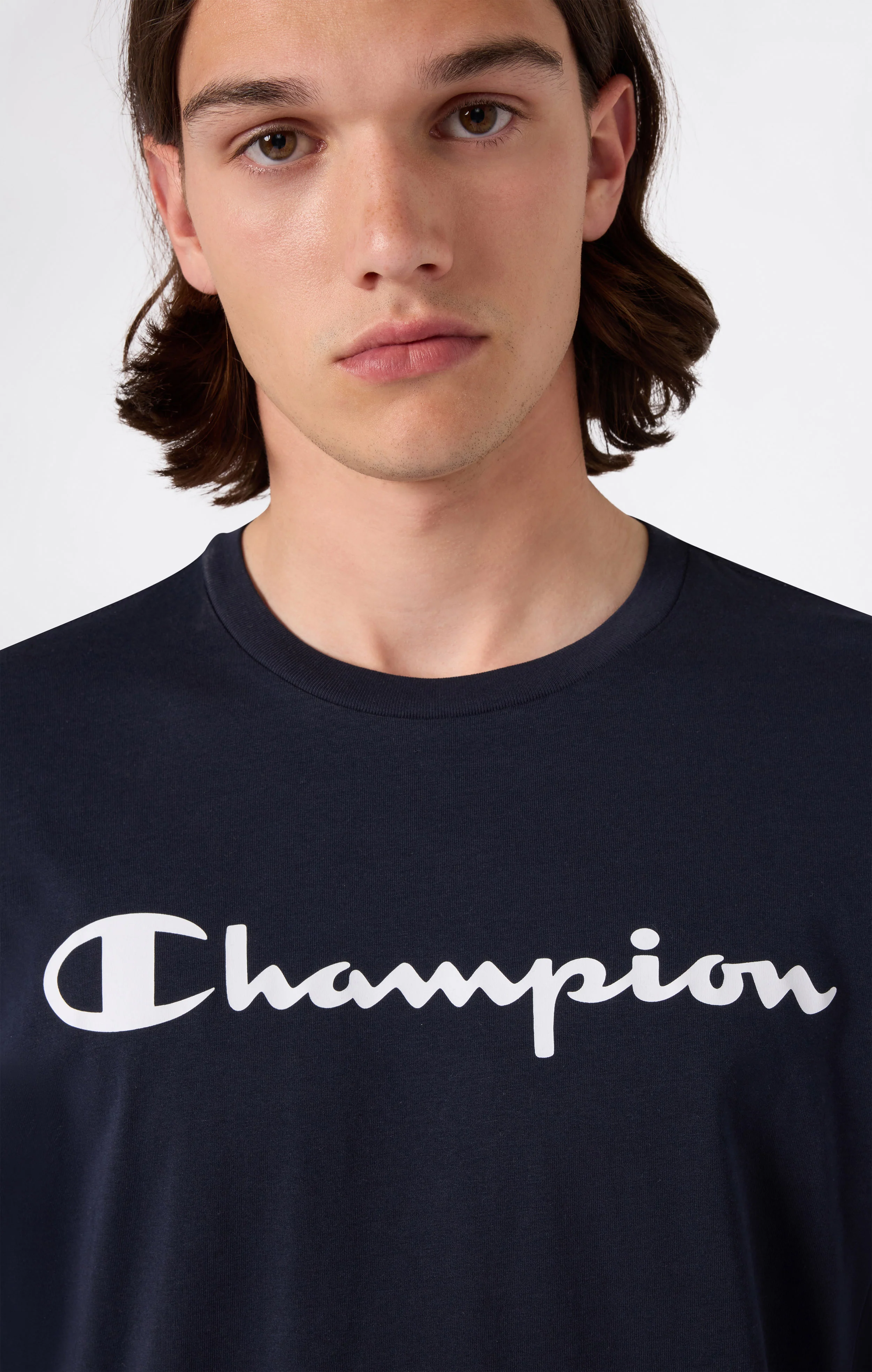 Men’s Long Sleeve T-Shirt Script Logo - Image 4
