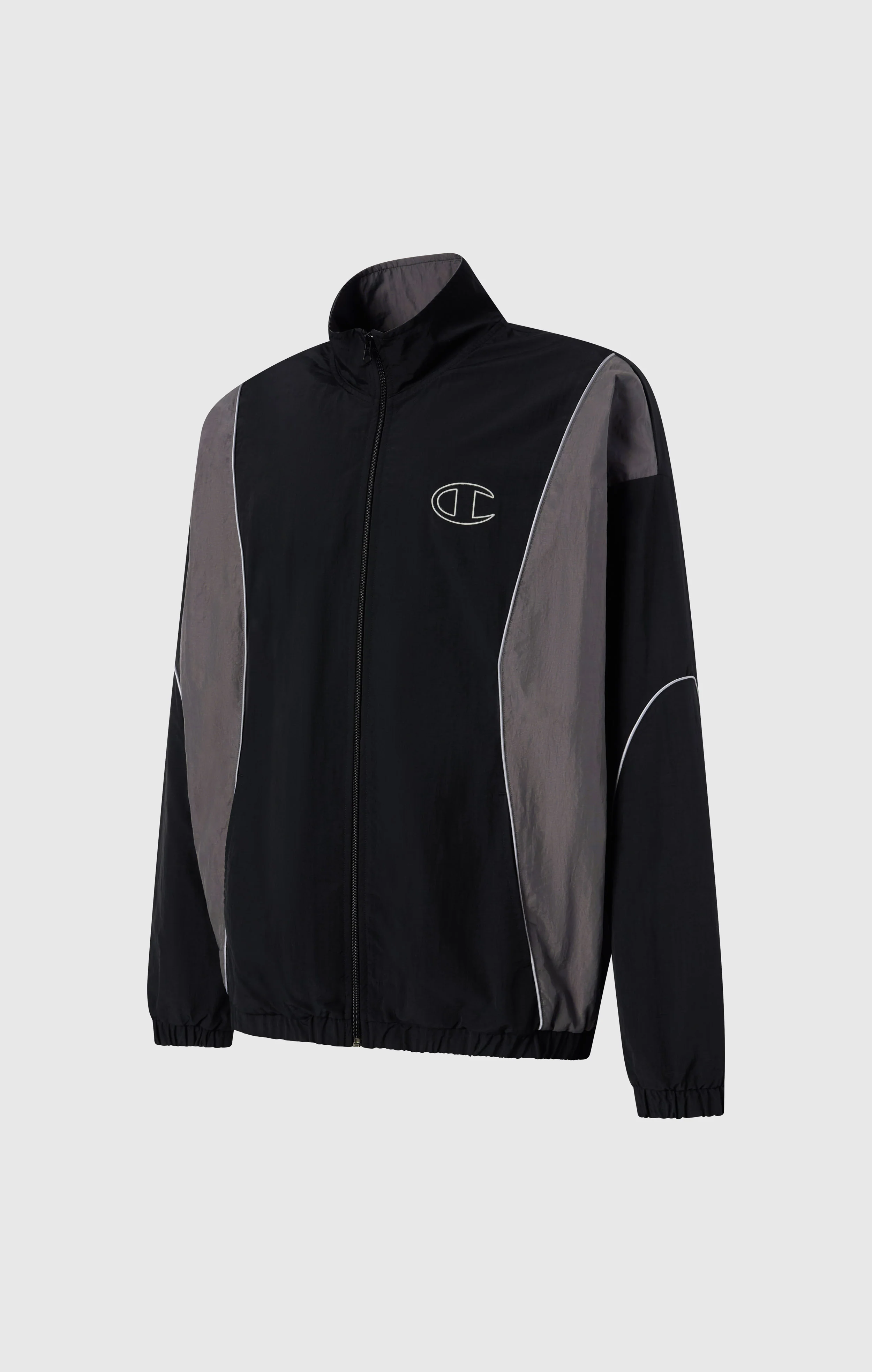 Men’s Woven Nylon Full-Zip Track Top Loose Fit - Image 7