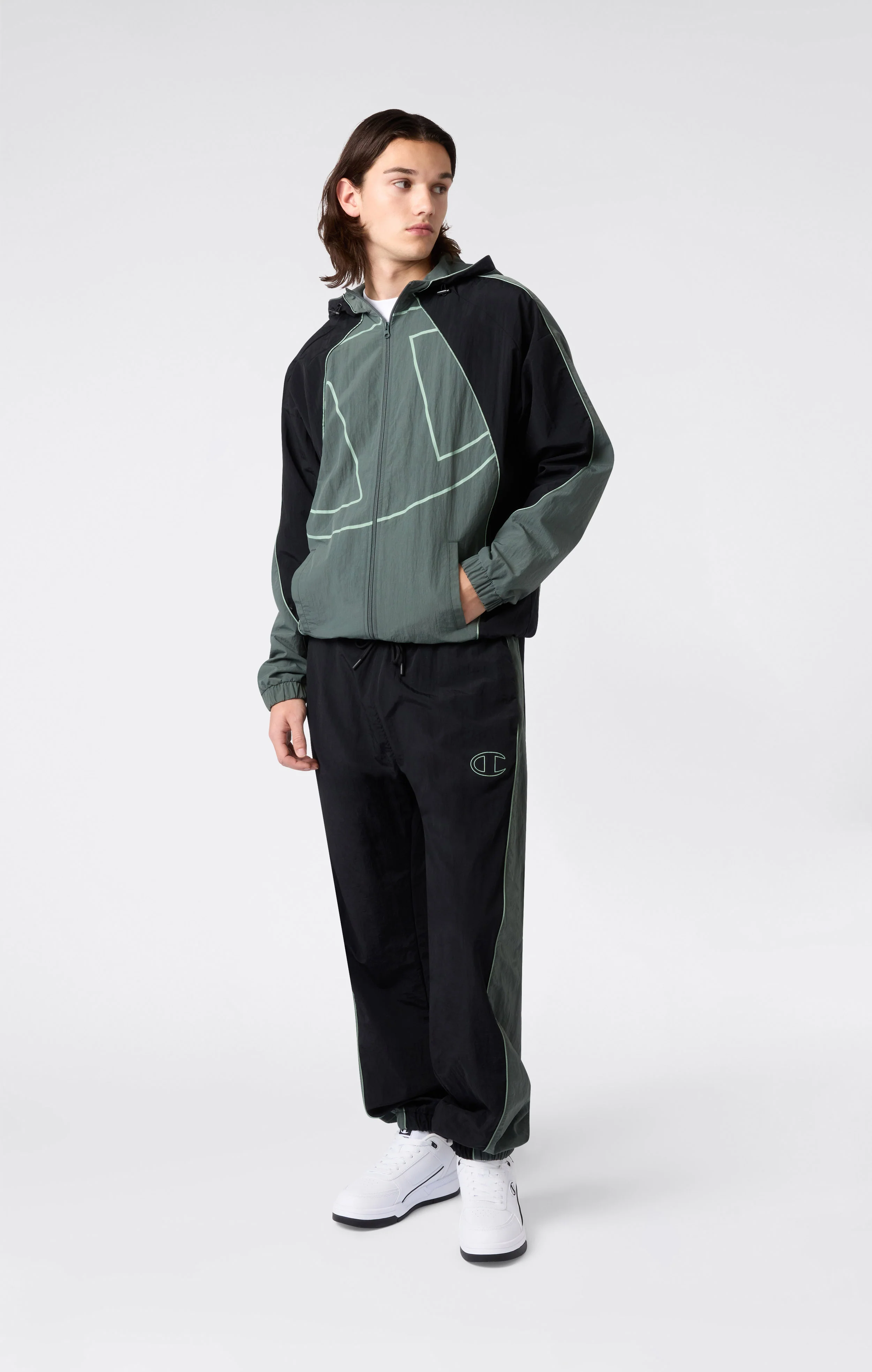 Men's Loose Fit Woven Nylon Pants - Image 4