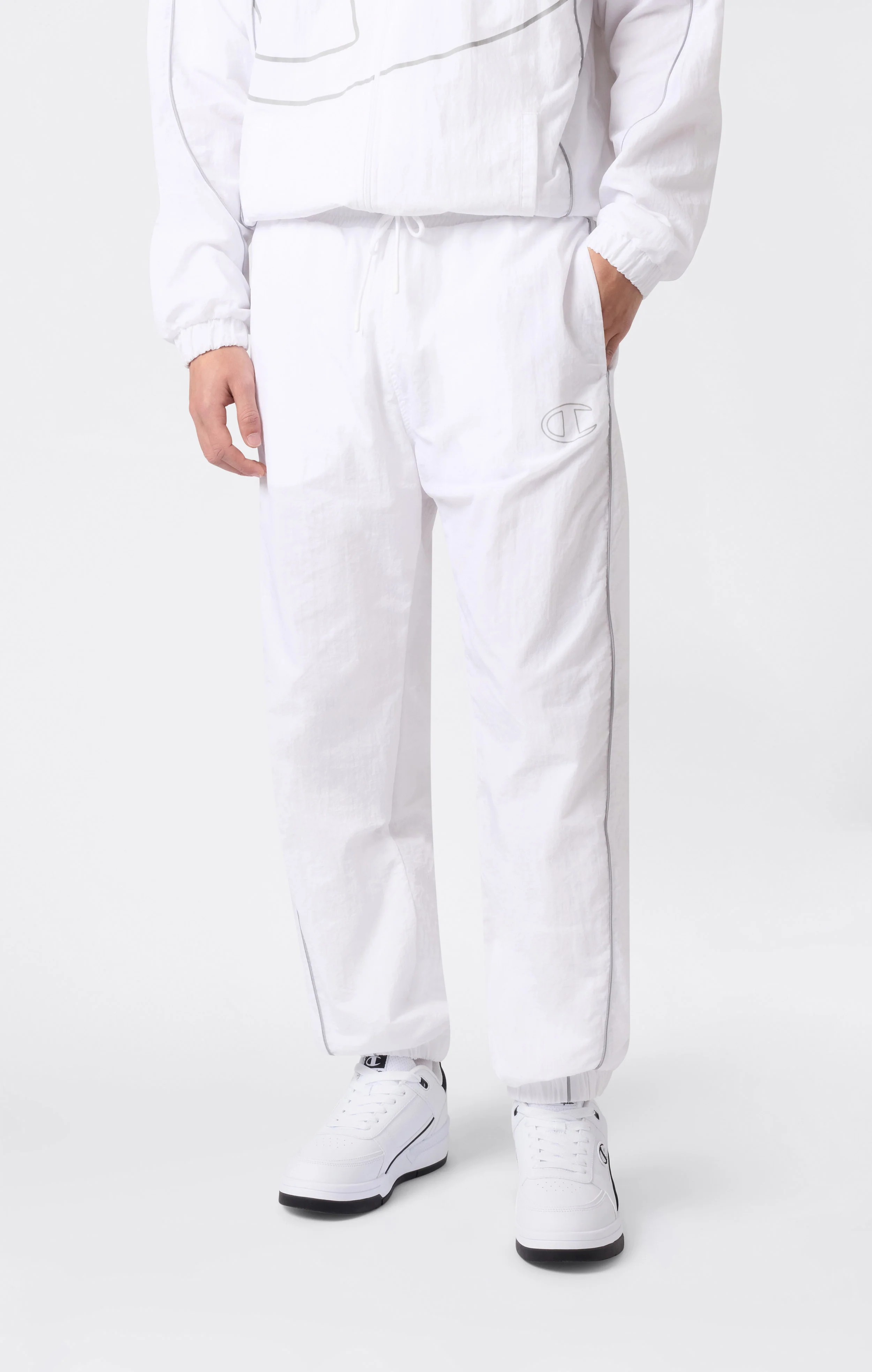 Men's Loose Fit Woven Nylon Pants