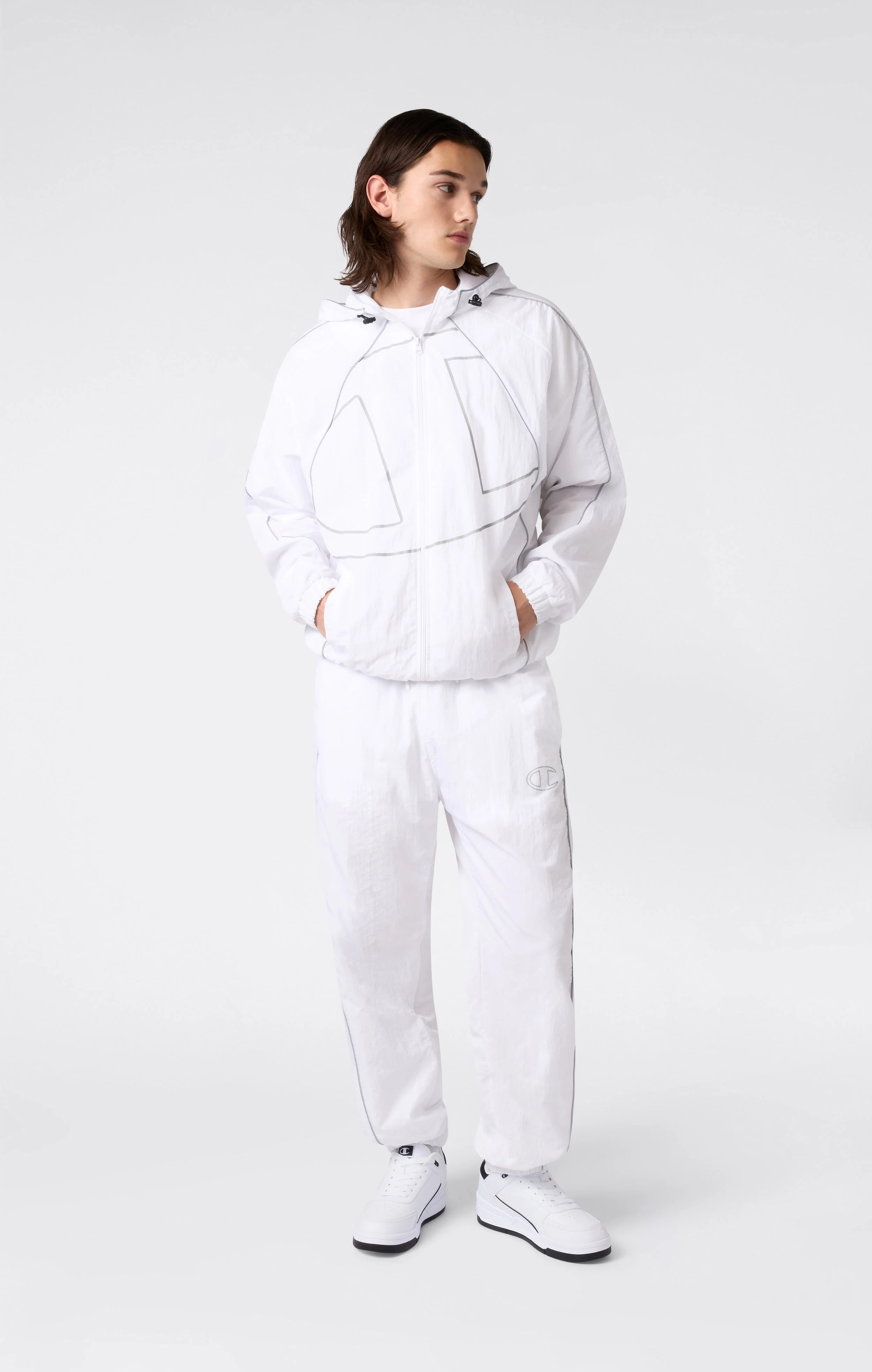 Men's Loose Fit Woven Nylon Pants - Image 4