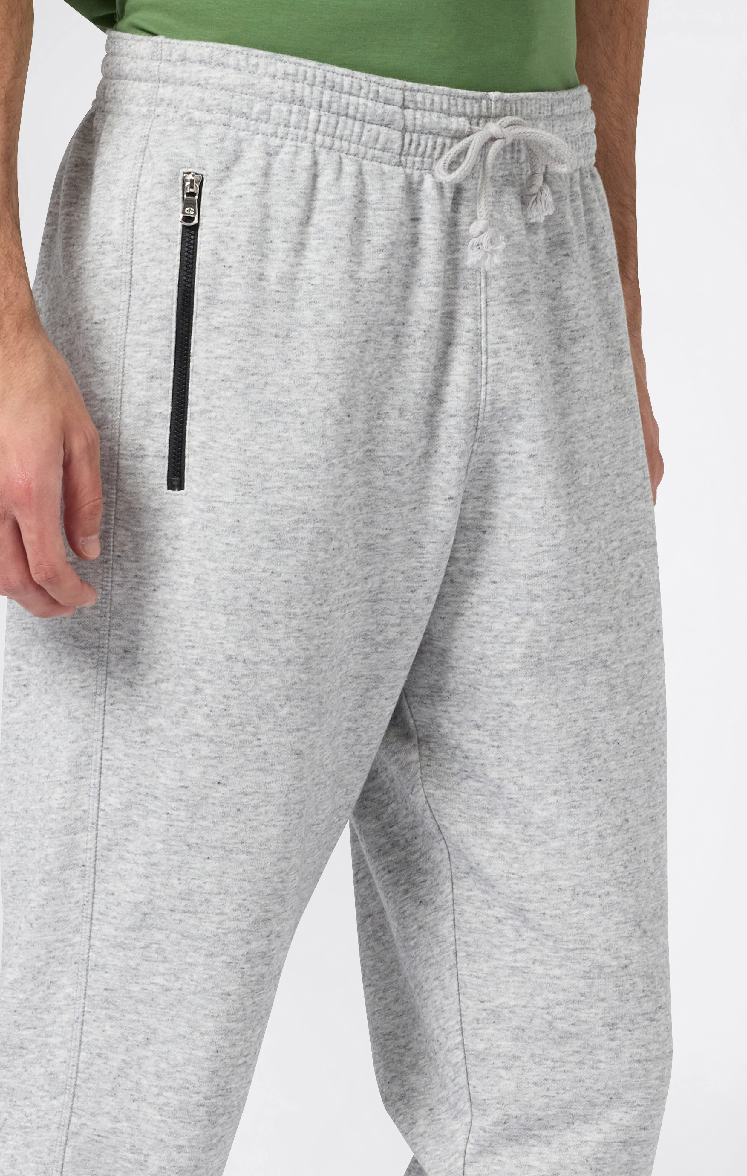 Men's Joggers with Front Zip Pockets and Ribbed Cuffs Icons - Image 4