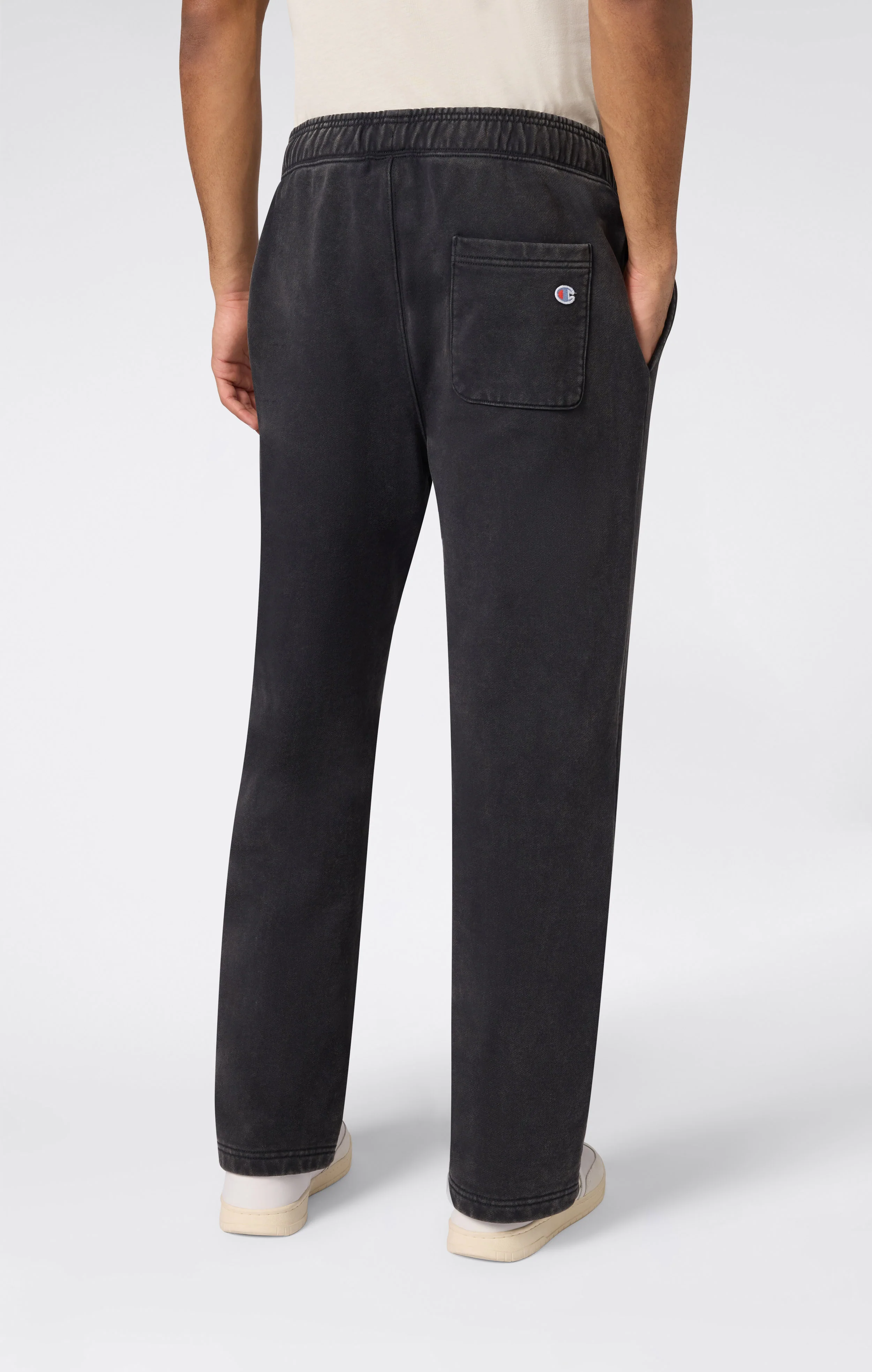 Men’s Pants with Stitched Pleat and Washed Effect - Image 4