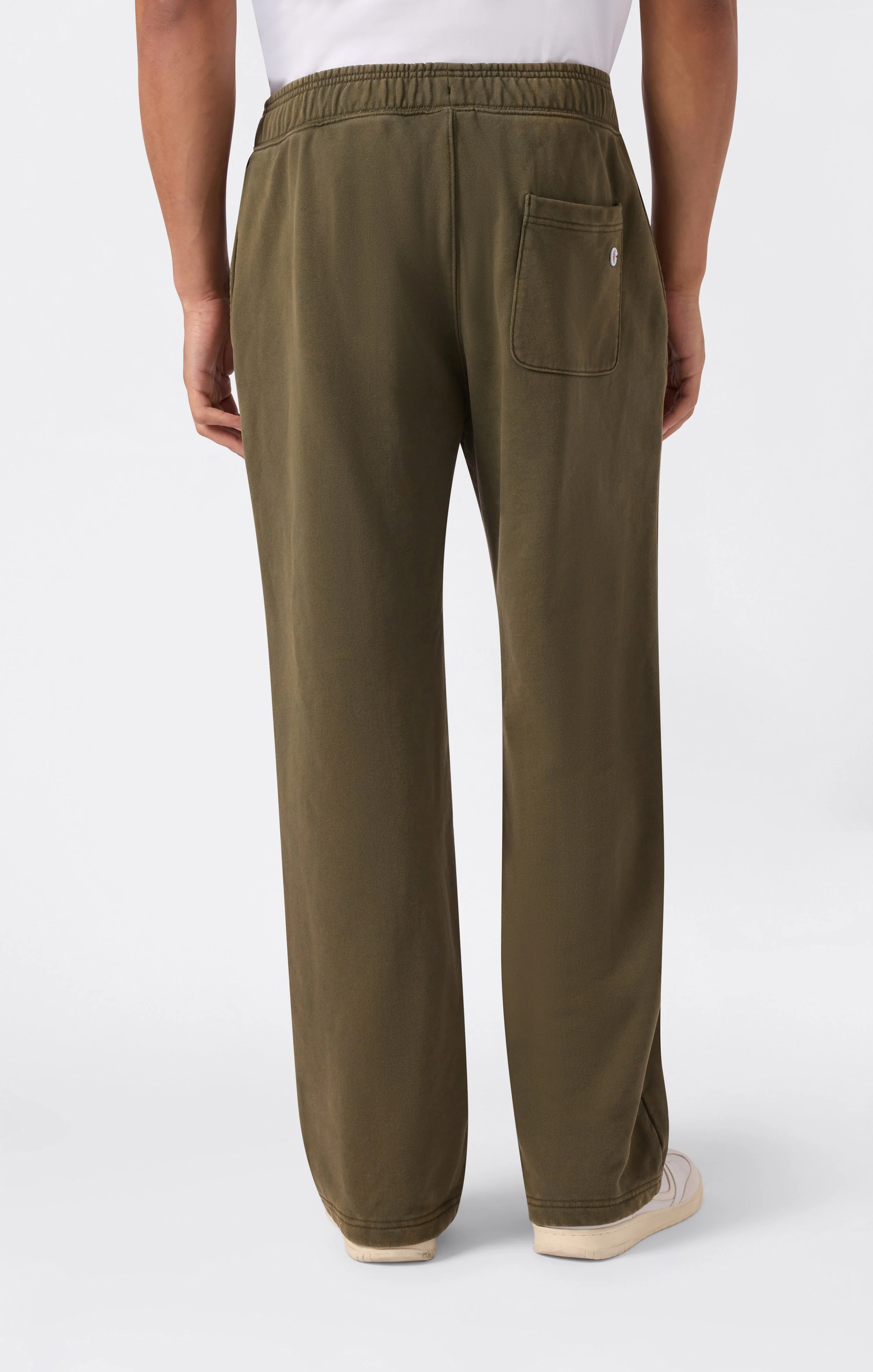 Men’s Pants with Stitched Pleat and Washed Effect - Image 4