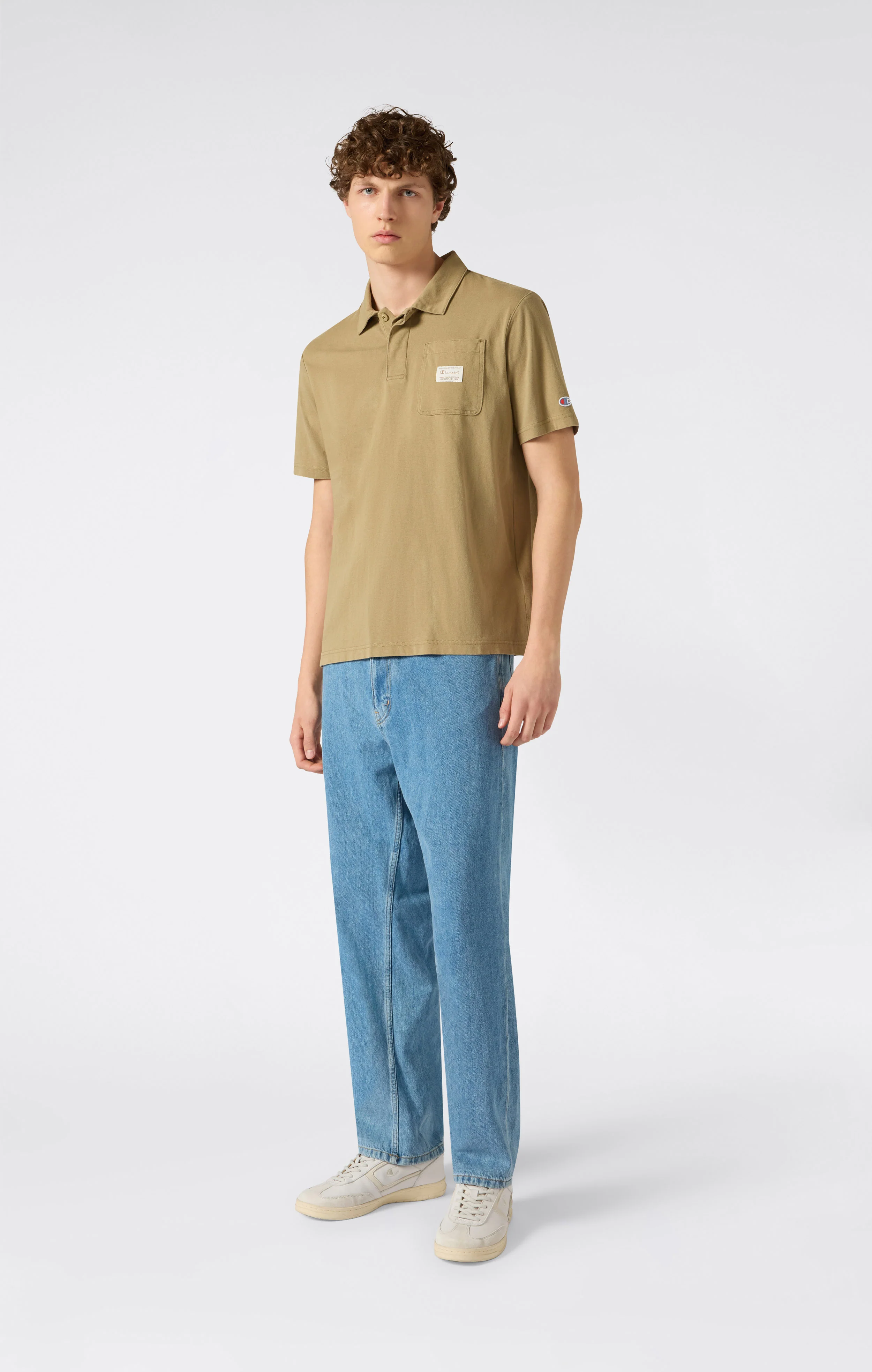 Men’s Polo with Chest Pocket - Image 2