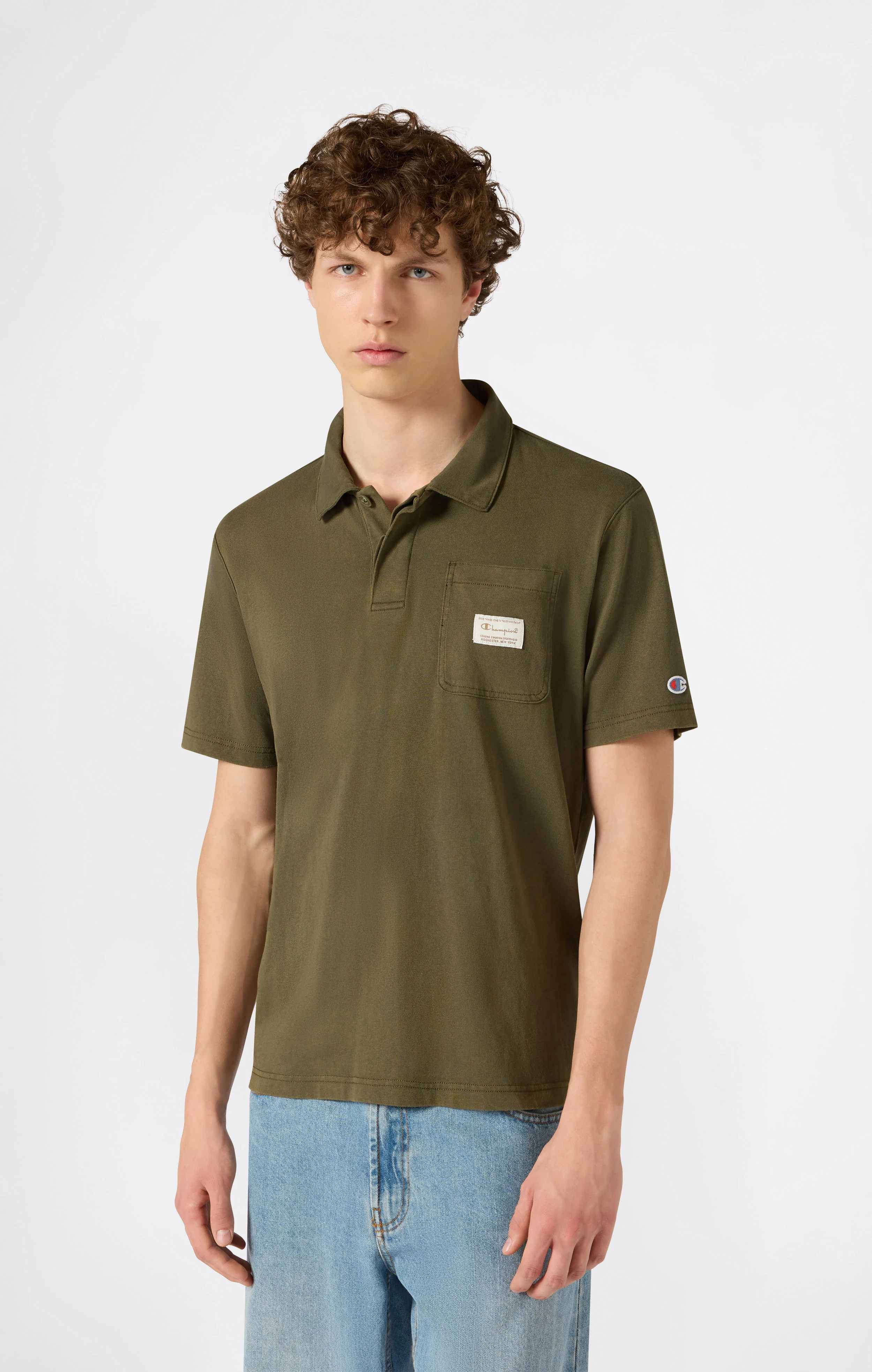 Men’s Polo with Chest Pocket