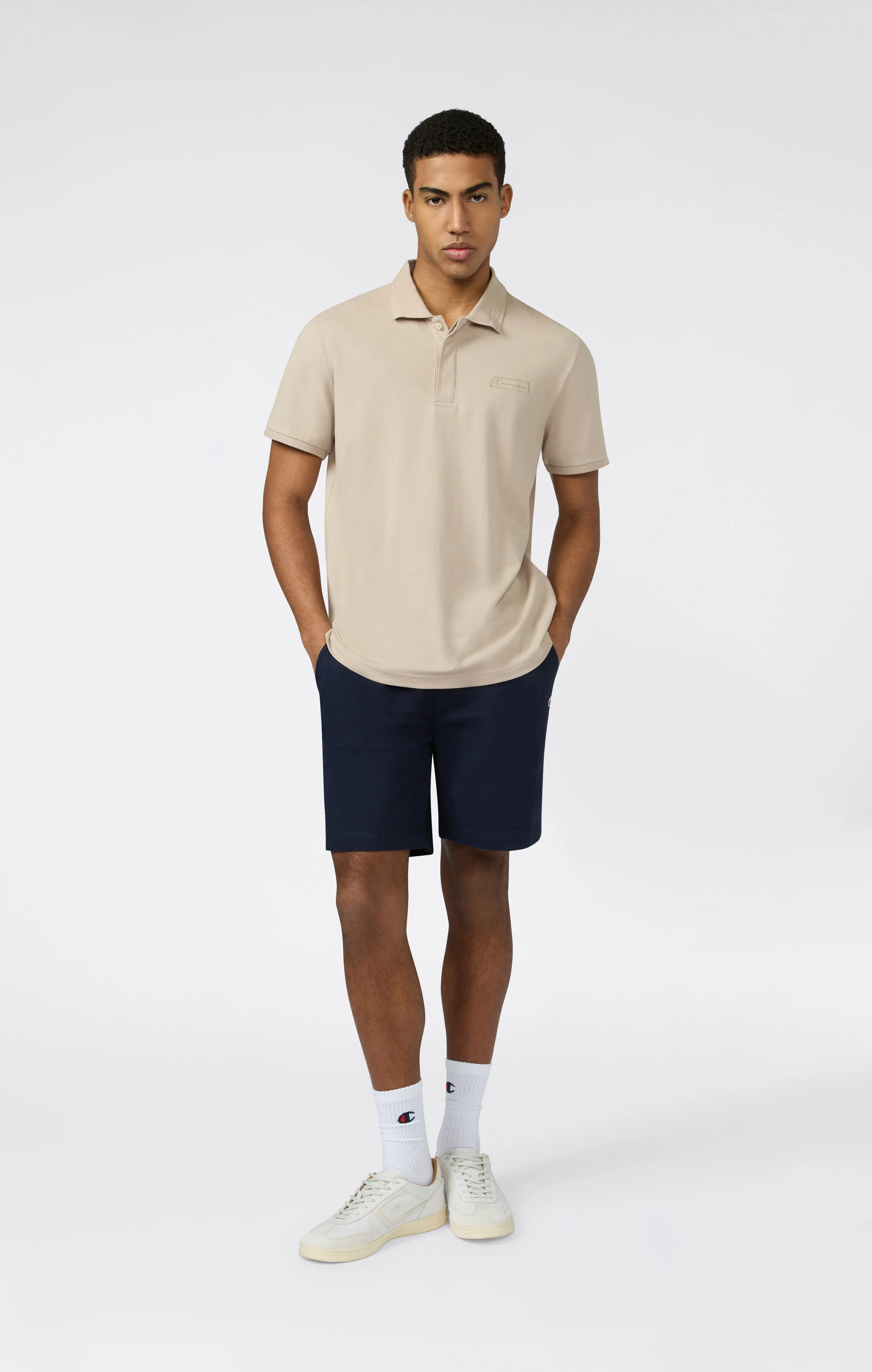 Men’s Polo with Embroidered Logo - Image 2