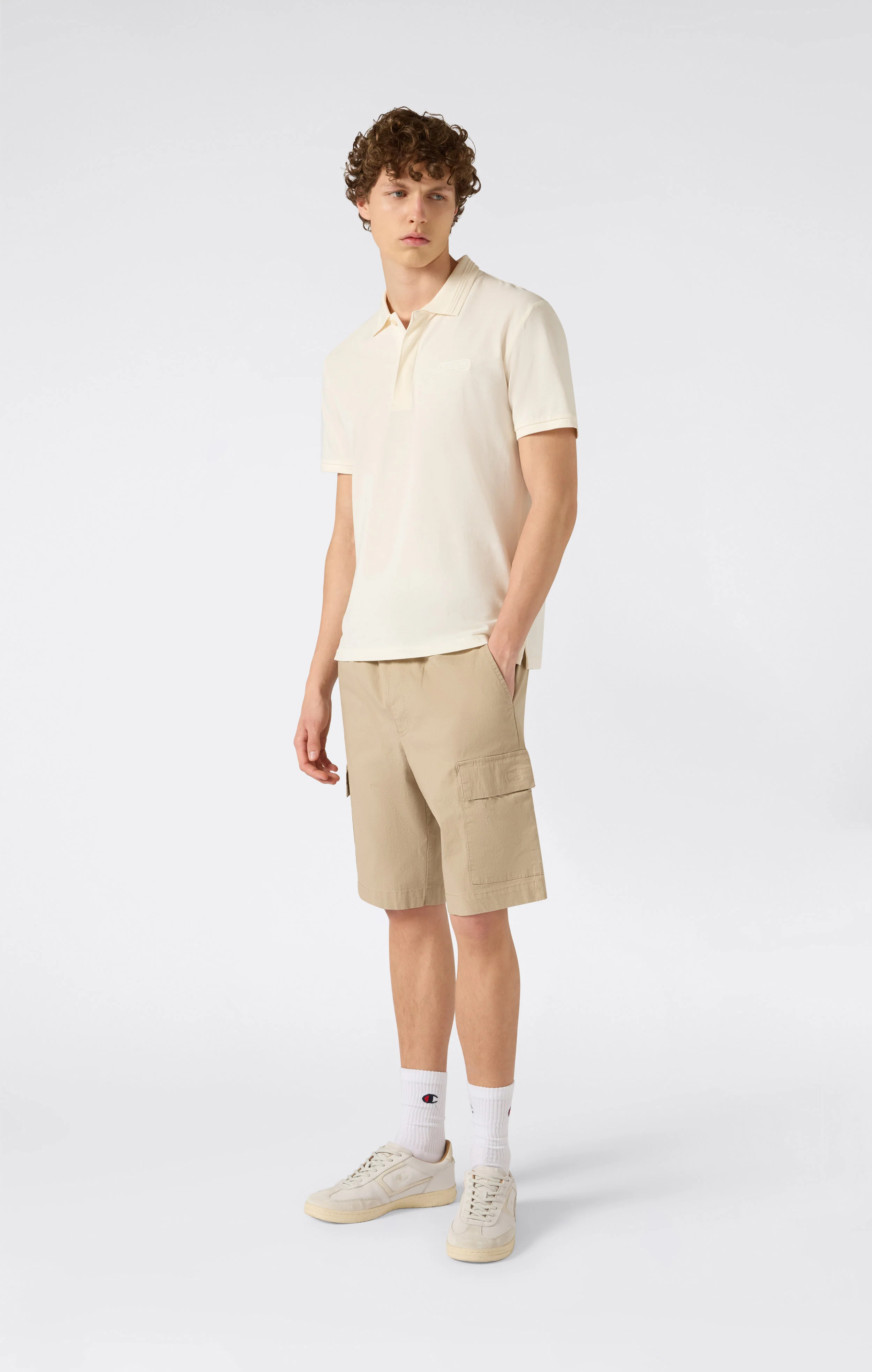 Men’s Polo with Embroidered Logo - Image 2