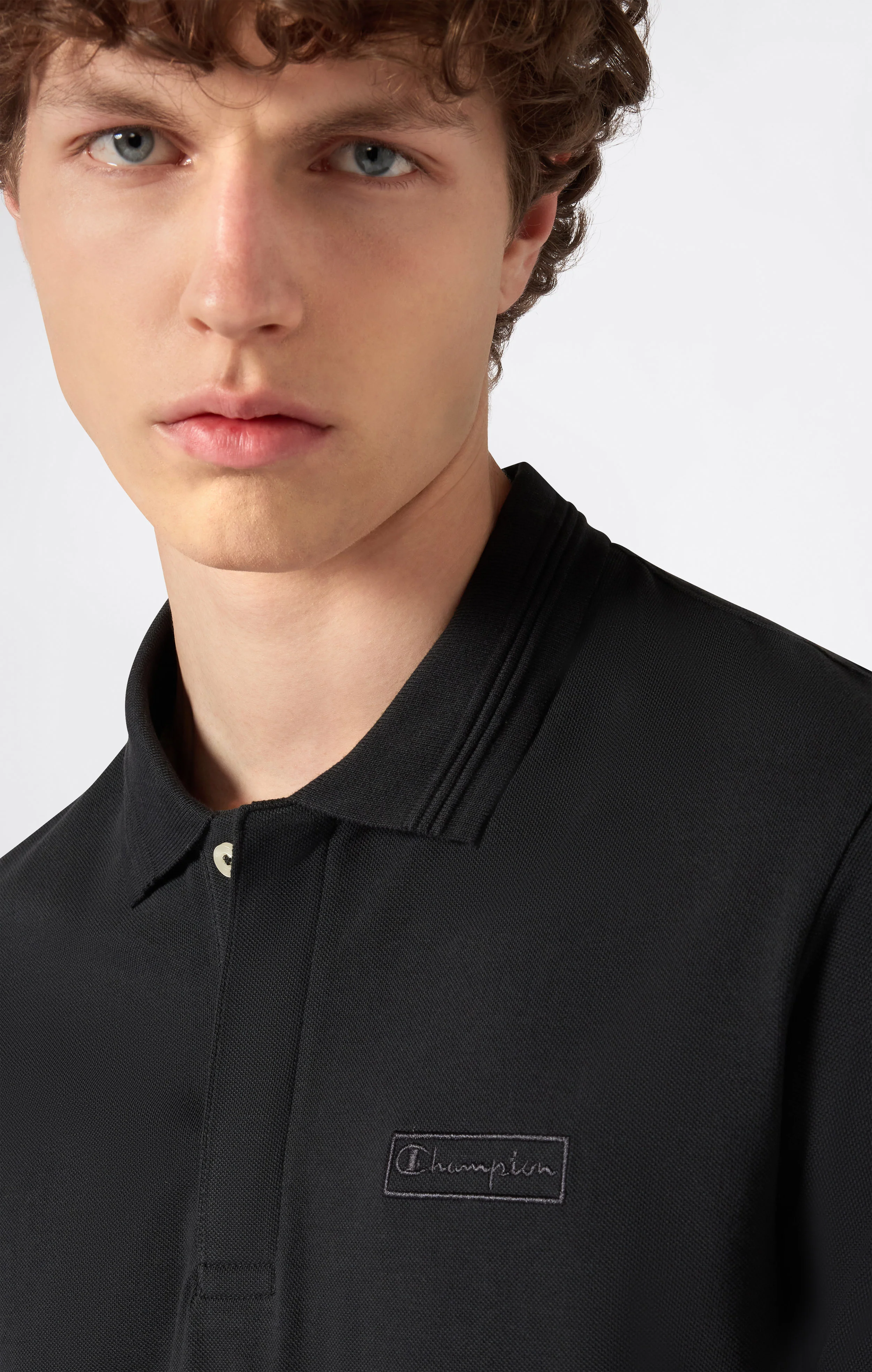 Men’s Polo with Embroidered Logo - Image 3